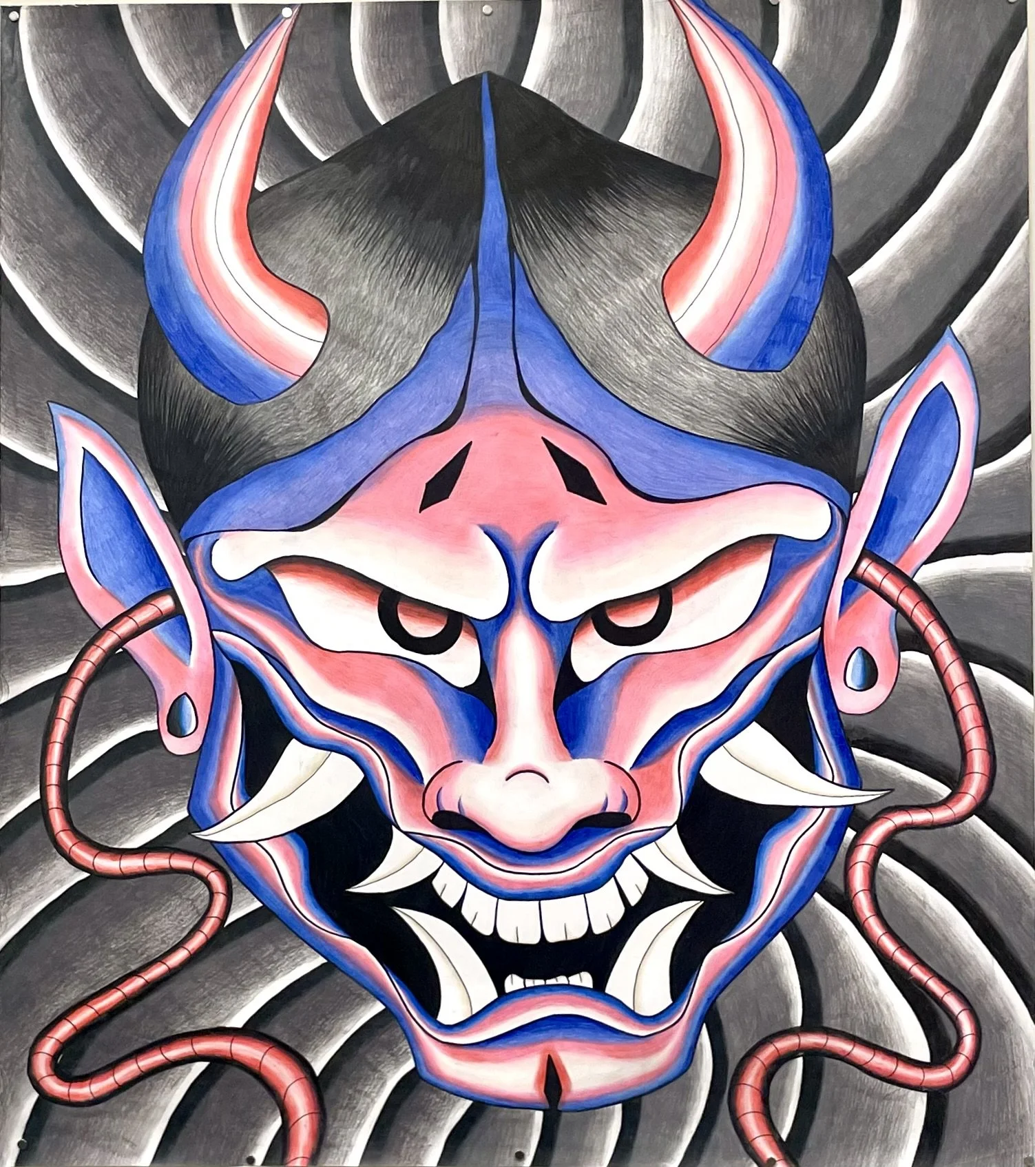 Ookii Hannya, 42" x 48"