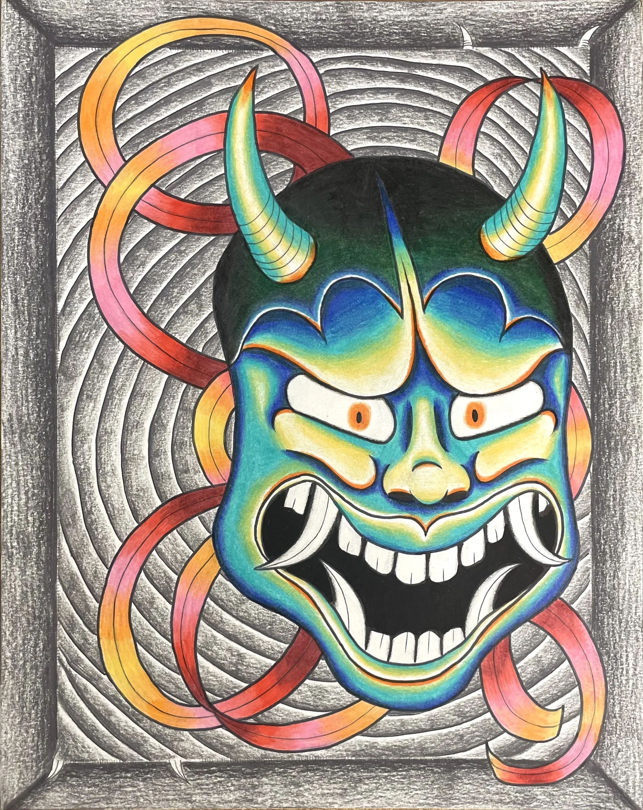 Hannya, 11" x 14"