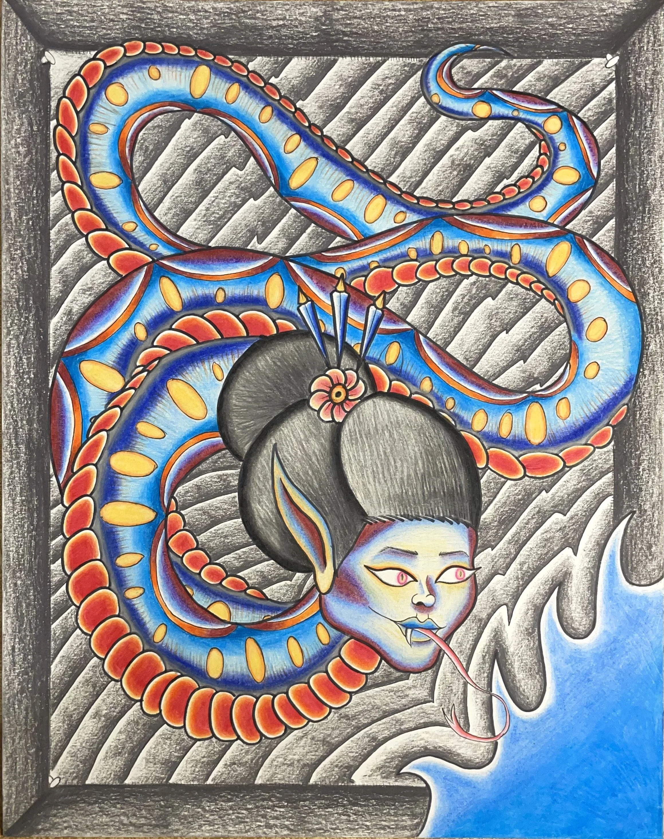 Nure-onna, 11" x 14"
