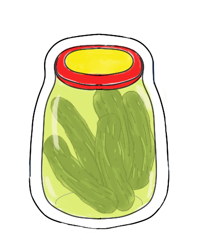 Briny Day in the Pickle Jar