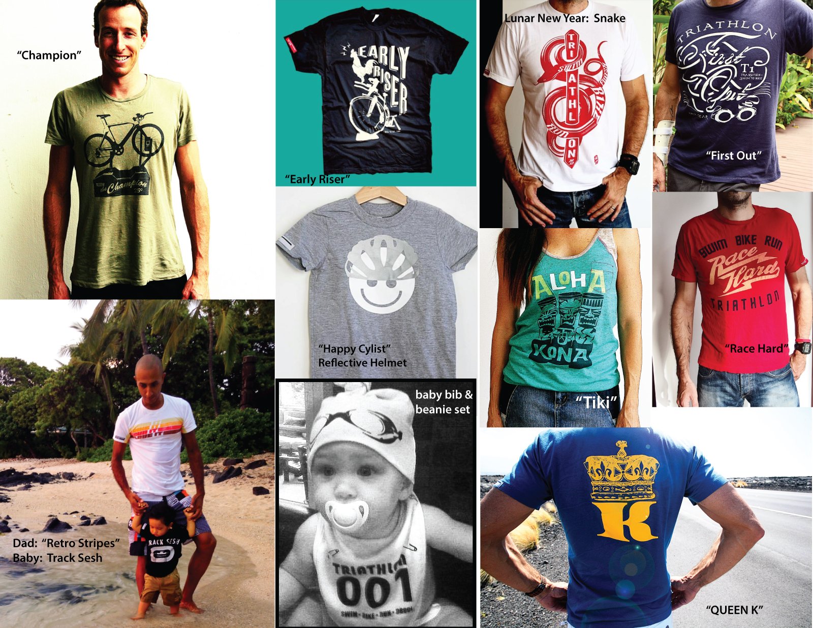 Triathlon Inspired Tee - Customer Gallery