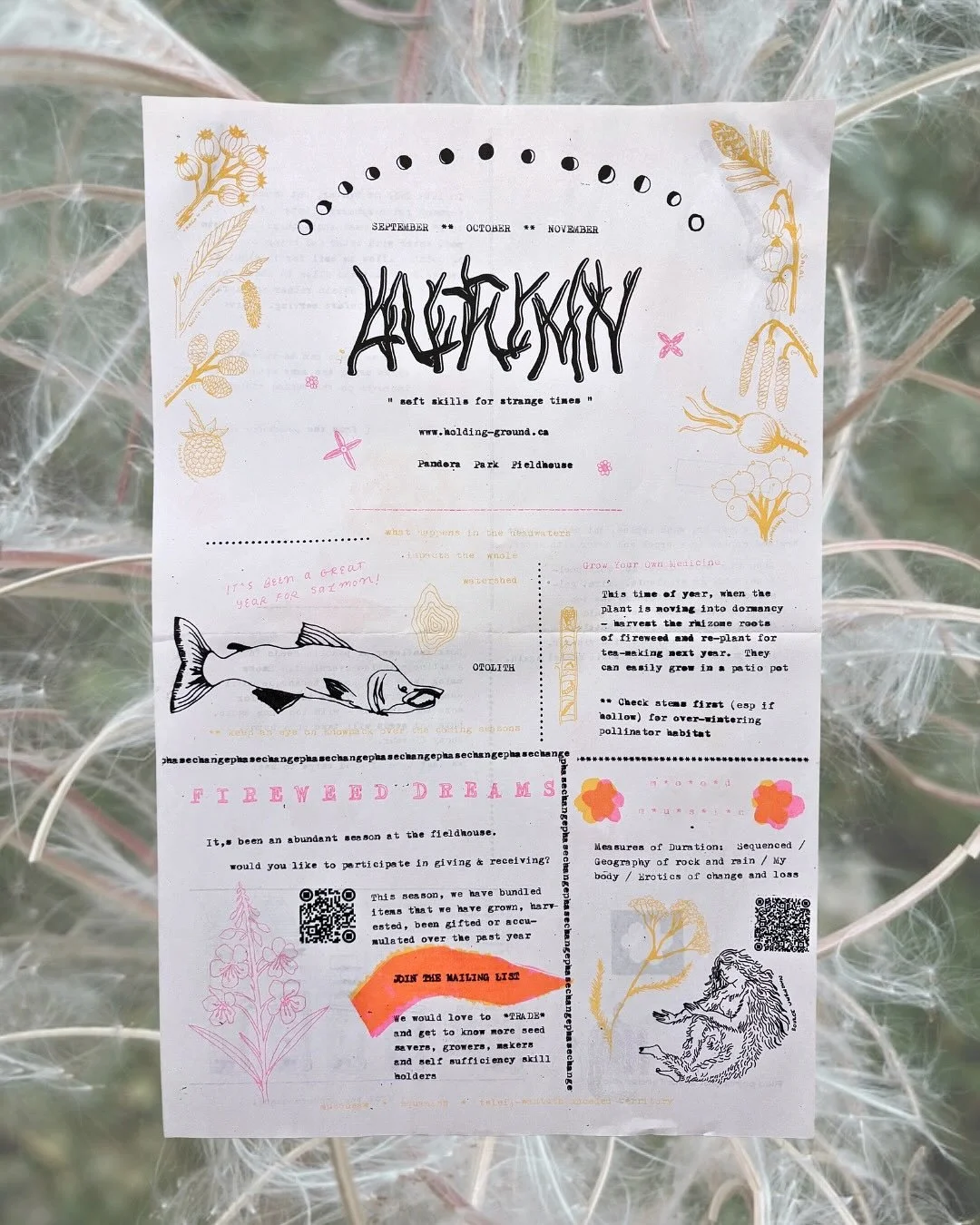 Unsettling empire in care work ꩜𖦹༄

Care Not Cops abolitionist health convergence is coming up!
21 - 23 November

Come visit our booth: ɦօʟɖɨռɢ ɢʀօʊռɖ - &lsquo;soft skills for strange times&rsquo;

We&rsquo;ll have:
a new seasonal newsletter
firewee