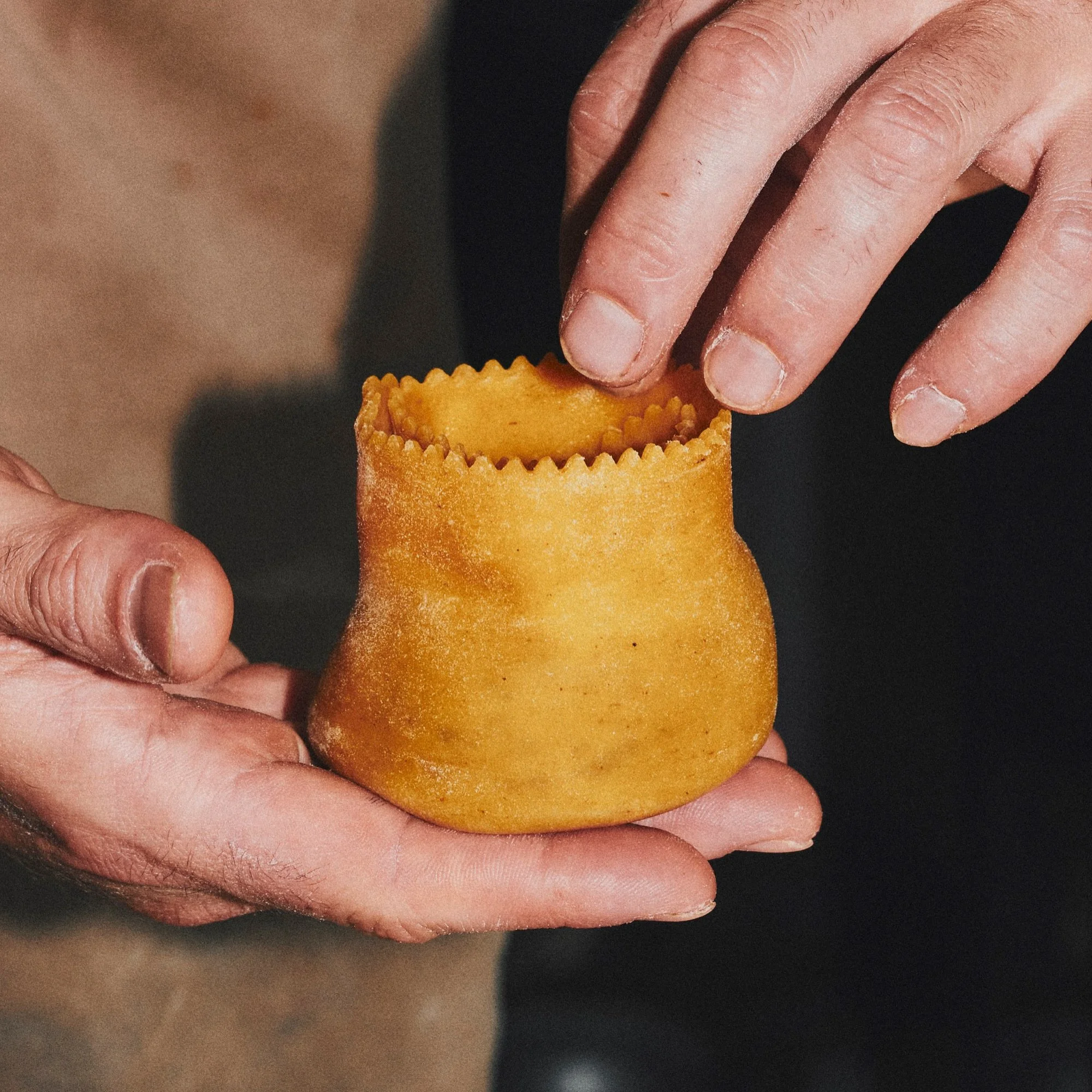 Prawn pappardelle ripieni,
lobster bisque,
finished with caviar.

It starts with precision.
Then comes texture&hellip; and time.

Quietly complex.

Done properly.

Prawn pappardelle ripieni,
lobster bisque,
finished with caviar.