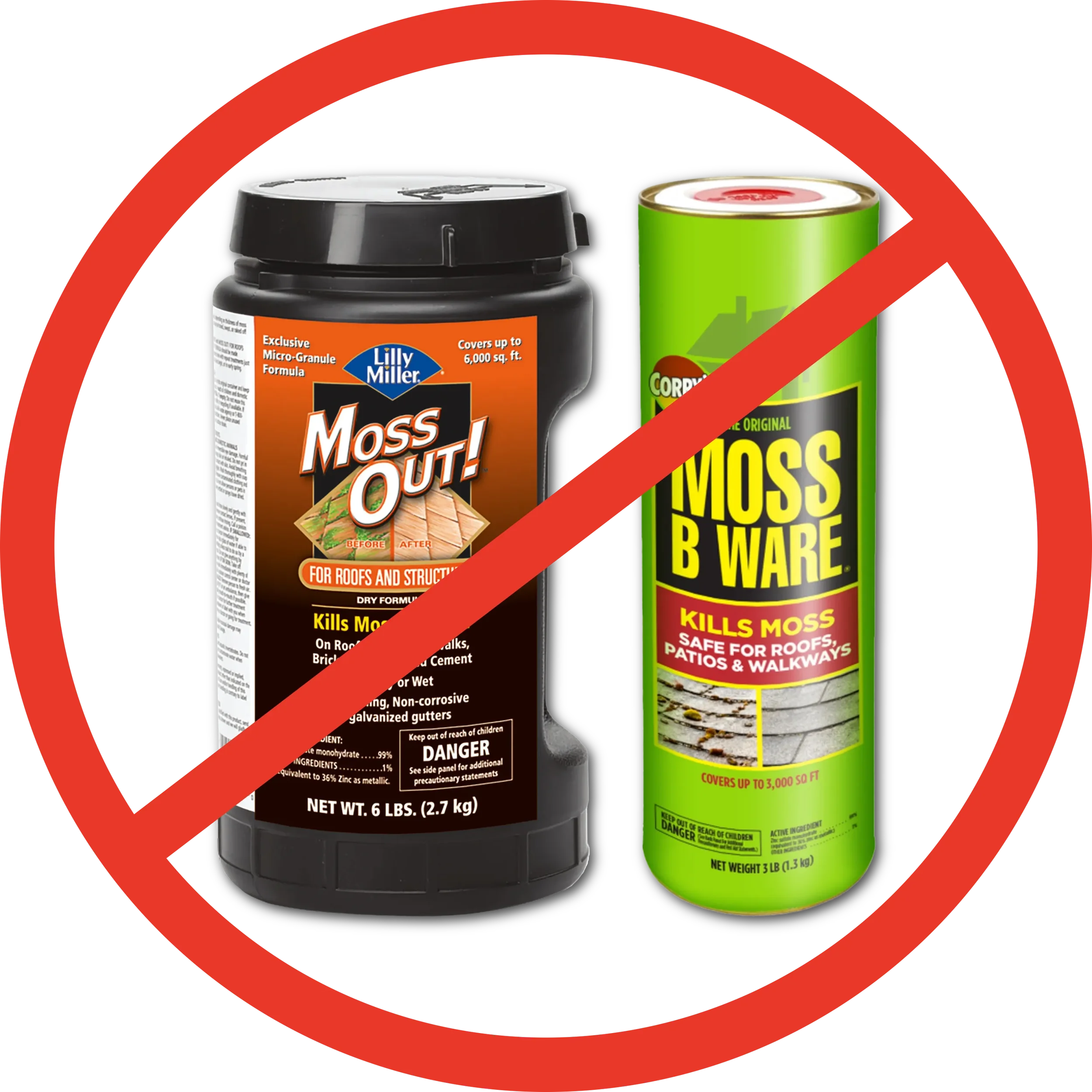 Moss Out and Moss B Ware Toxic