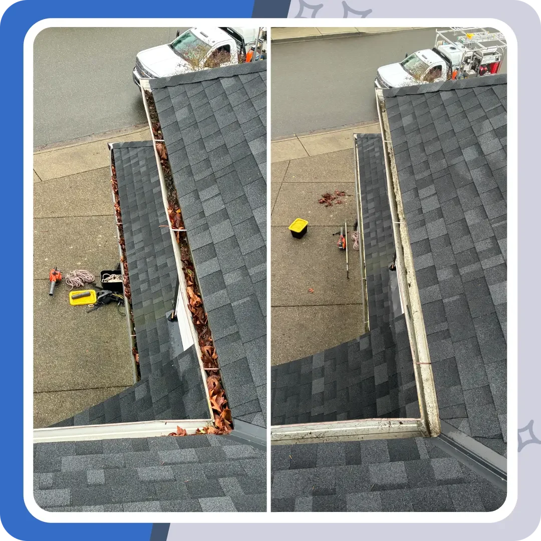 Gutter cleaning in Renton, Washington