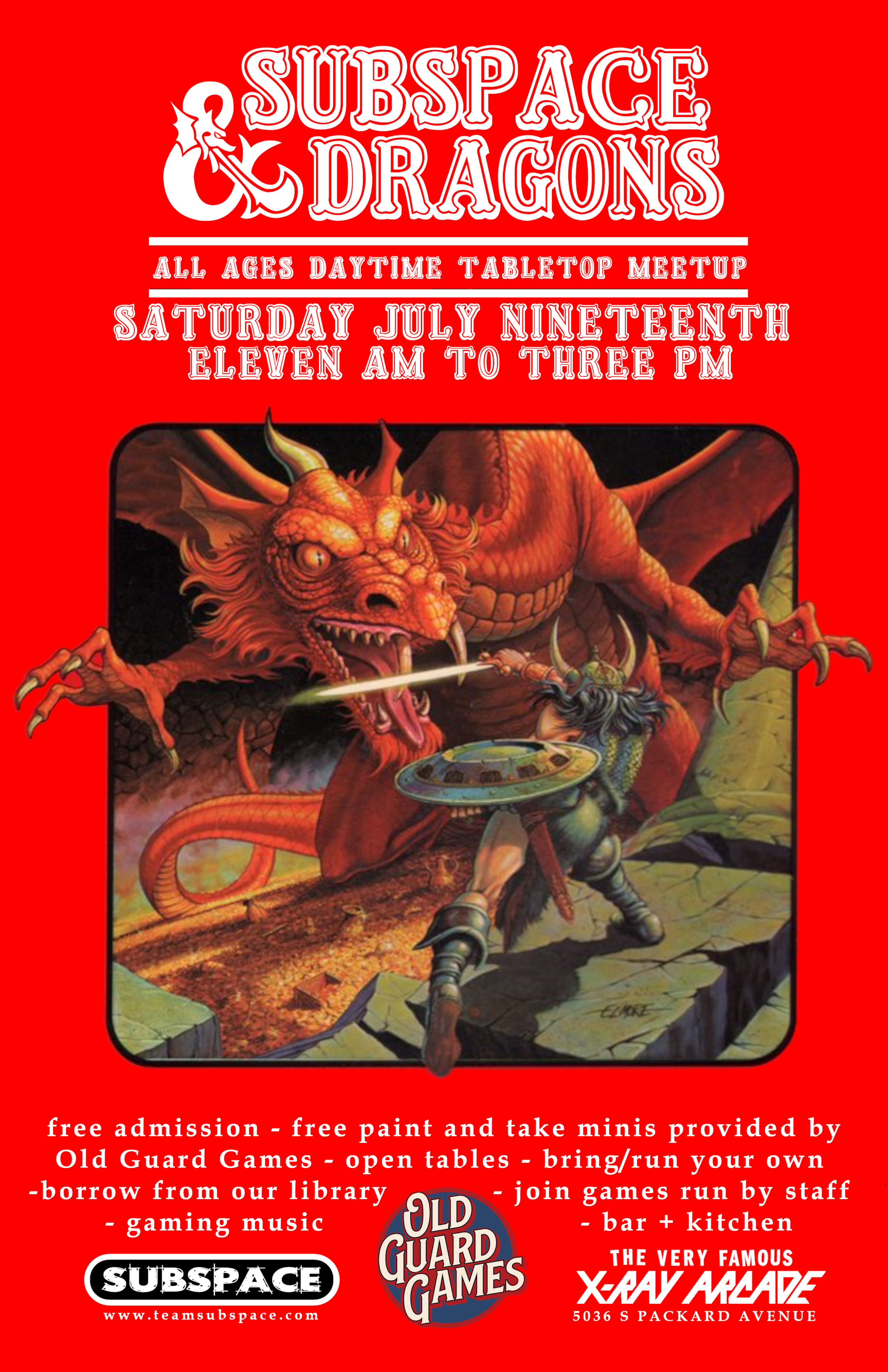 Subspace and Dragons: Tabletop Games Meetup