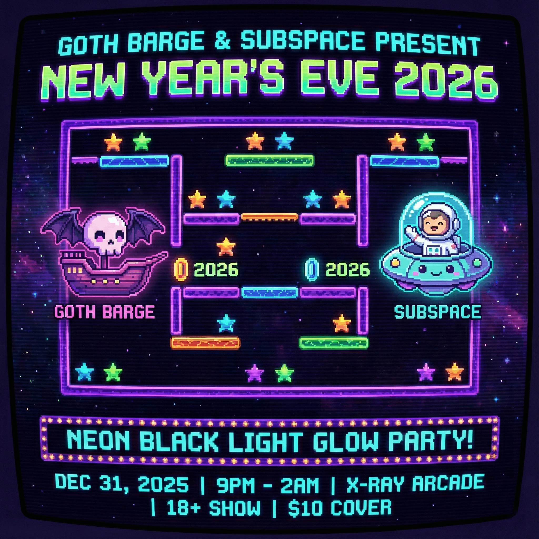 NYE26 Blacklight Party