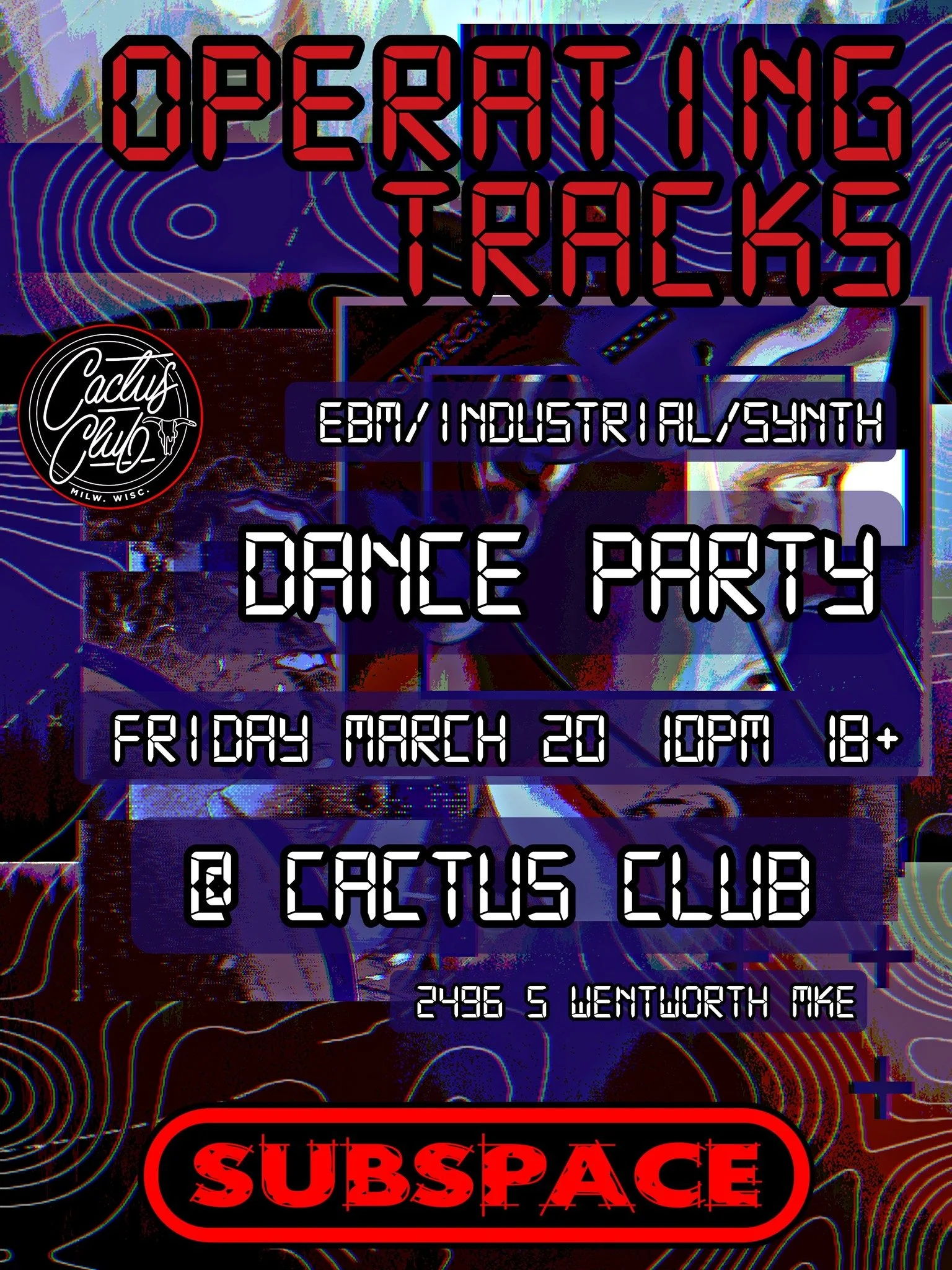 Operating tracks EBM Industrial synth dance party