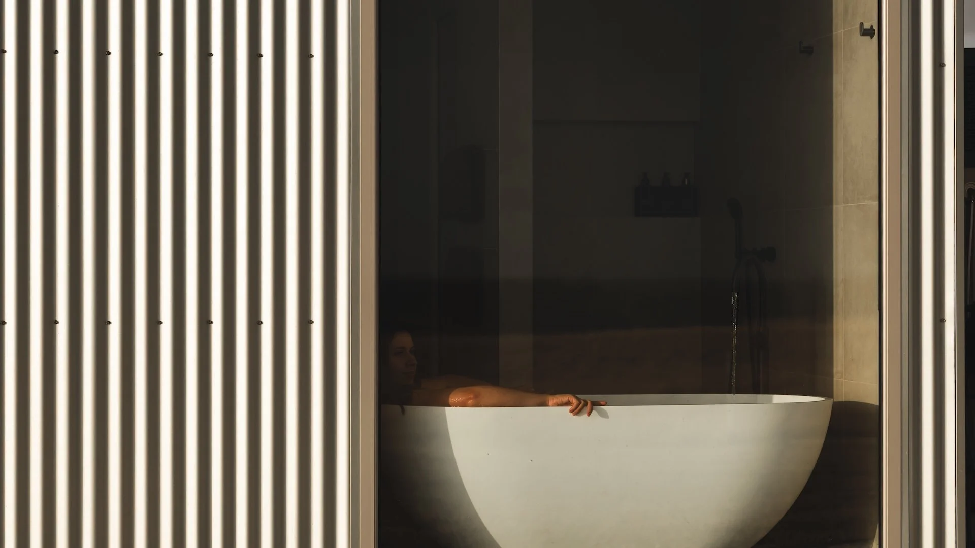 Private Cabin mit freistehender Badewanne bei Box Hill Esperance