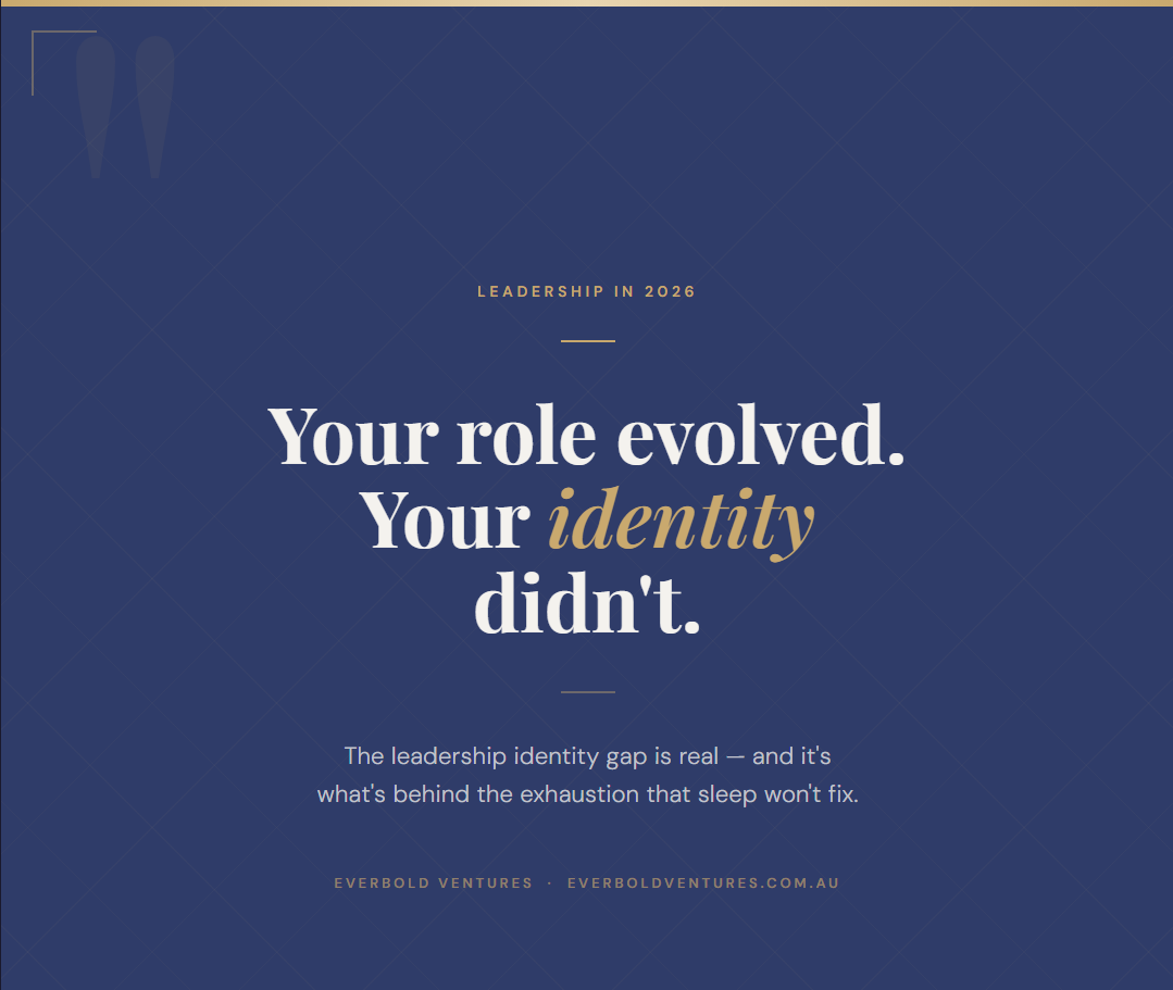 The Leadership Identity Gap: Why High-Performing Women in Industry Are Burning Out… And What to Do Instead