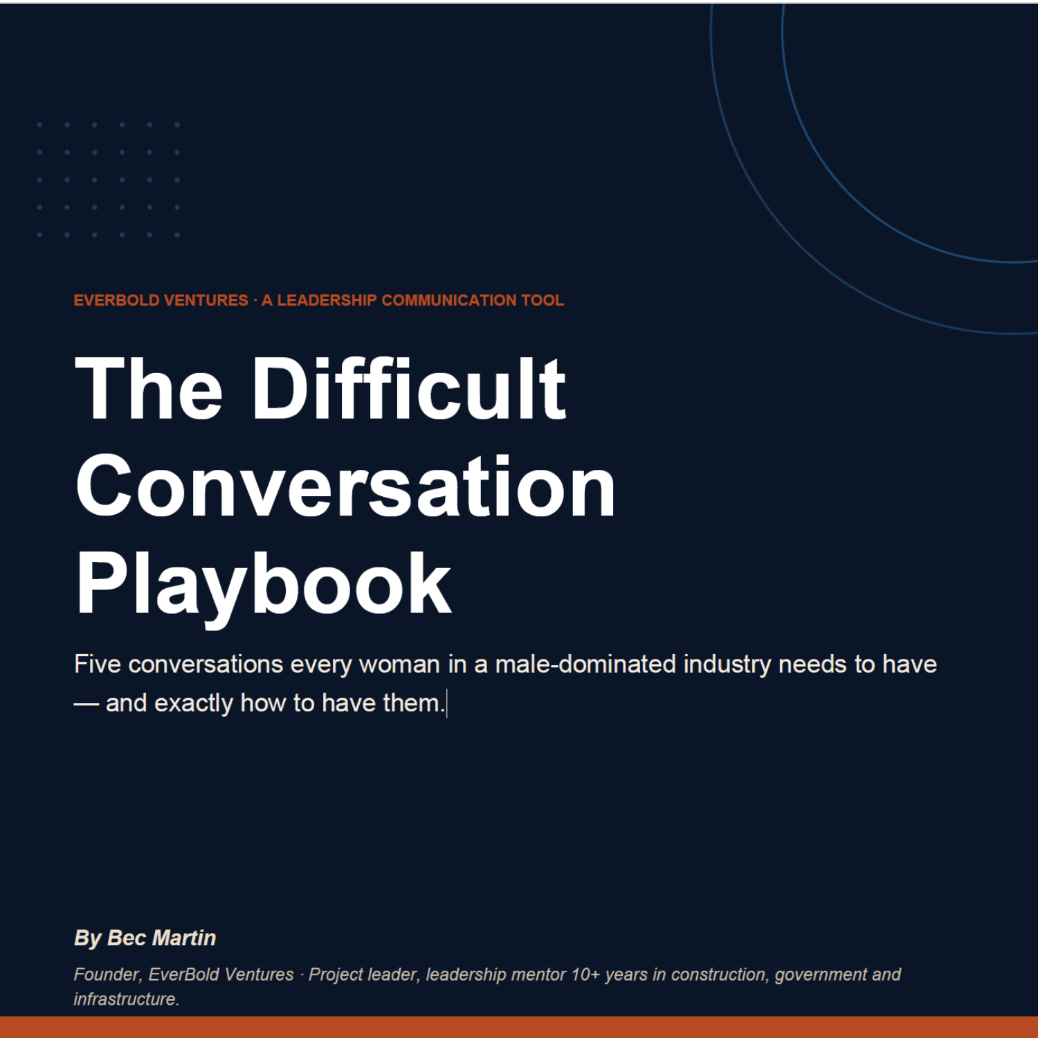 The Difficult Conversation Playbook