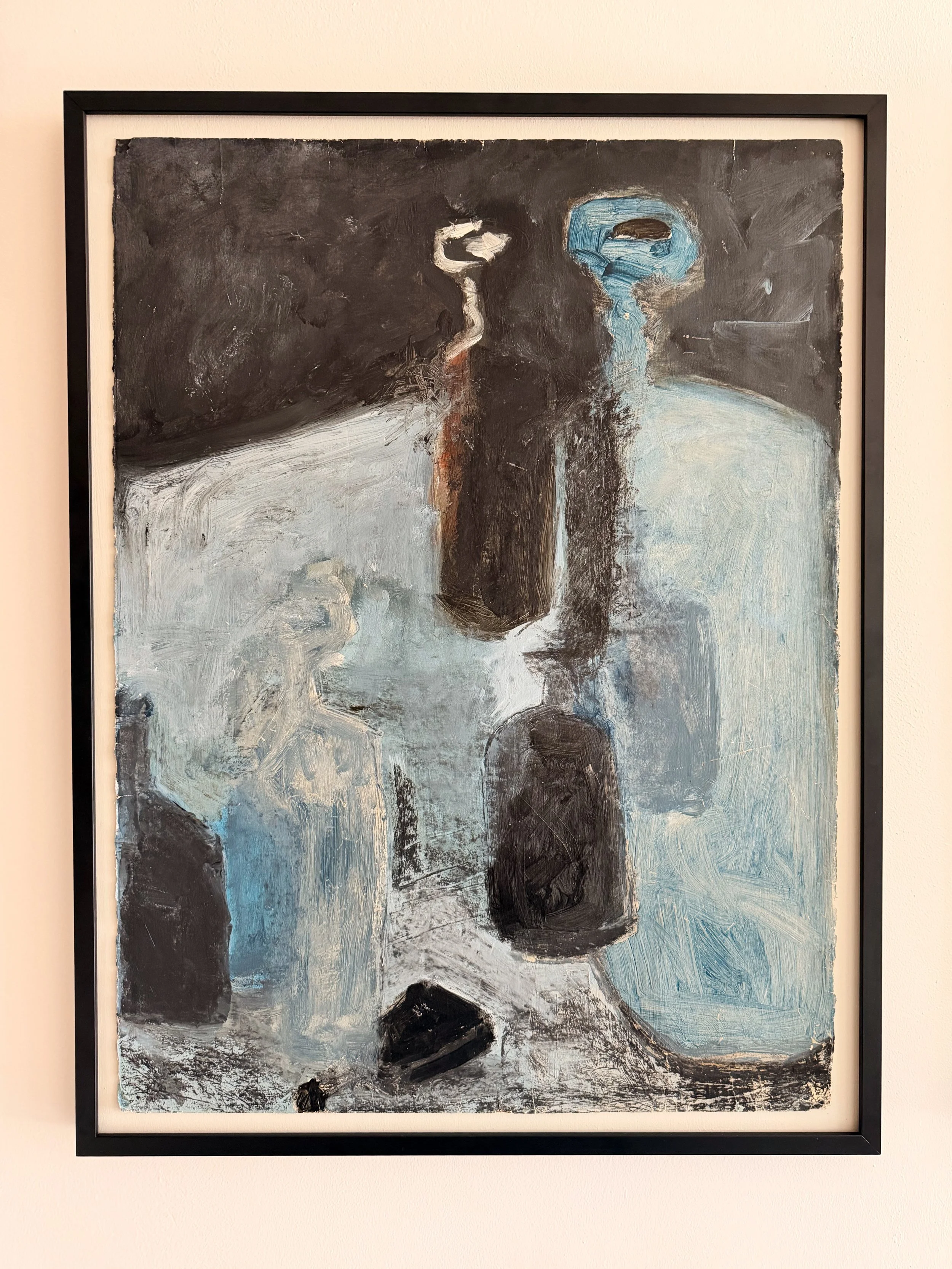 Vintage Bottle Study #2 on paper