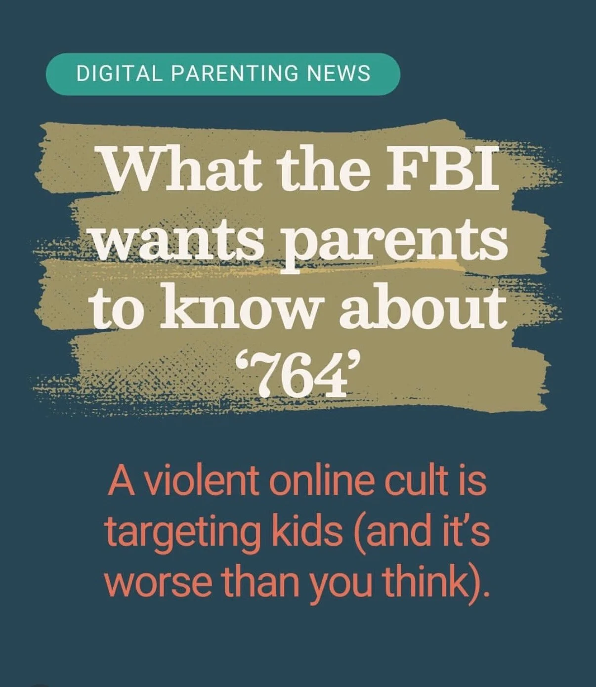 We are like the eyes parents don't have. Like an older sister telling Parents need to know about the online world. We often are the first to tell parents what REALLY going on. But also what to do about it
