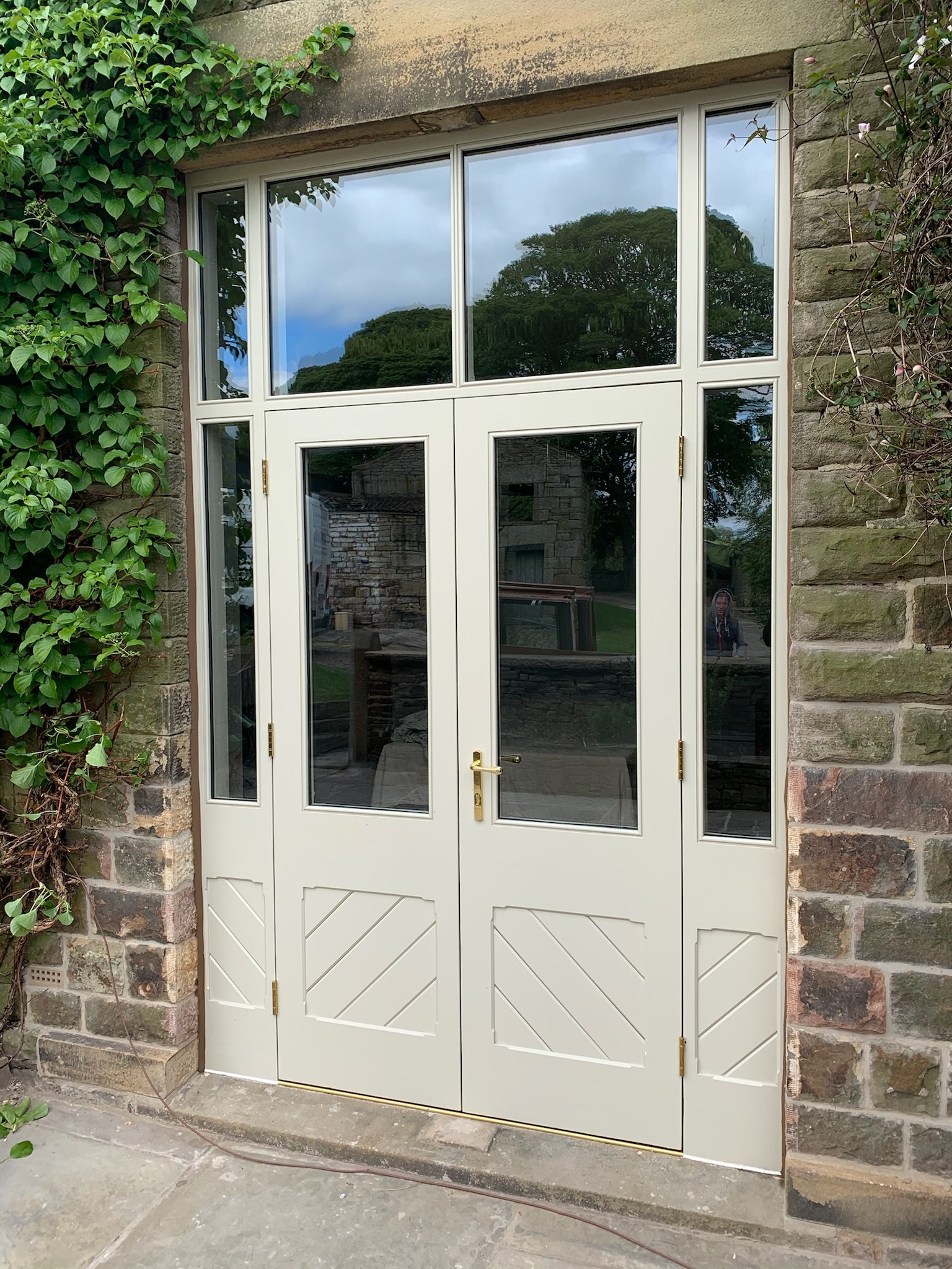 Double Door set, pre painted finish