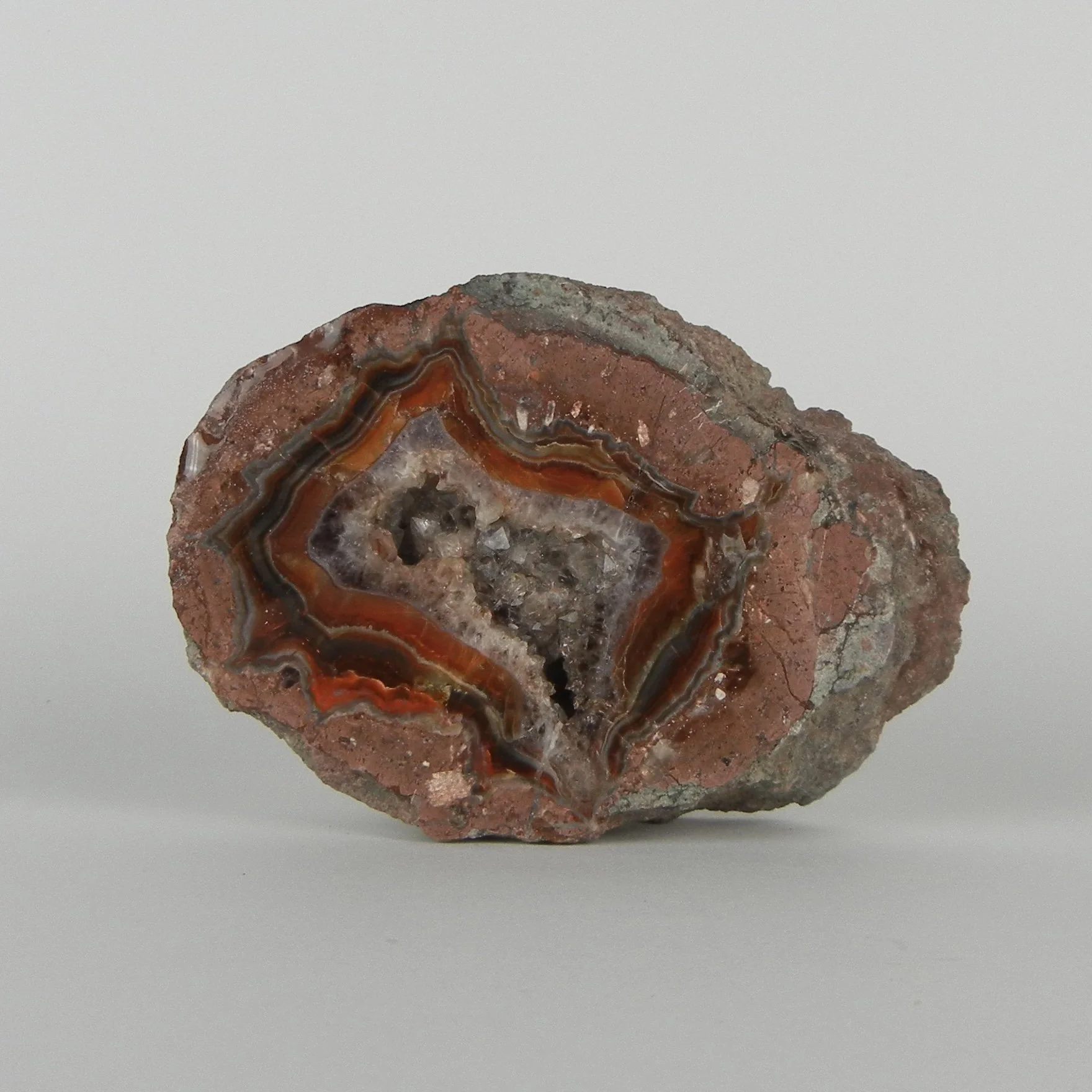 Schneekopfkugel - Achat mit Quarz | Gehlberg, Thüringen