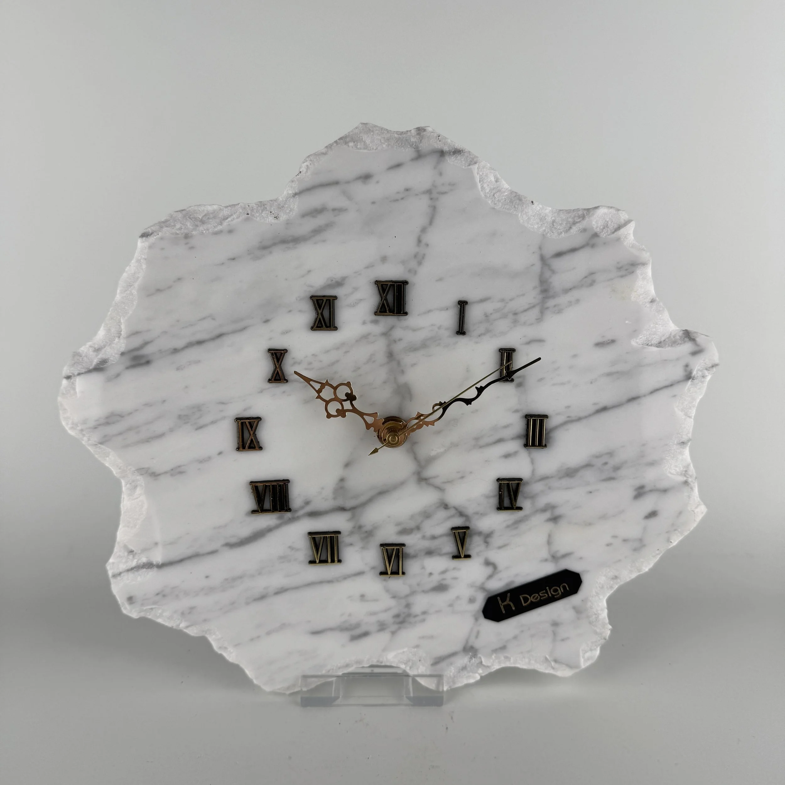 Uhr aus Marmor | Größe: M | Ziffern: Rom