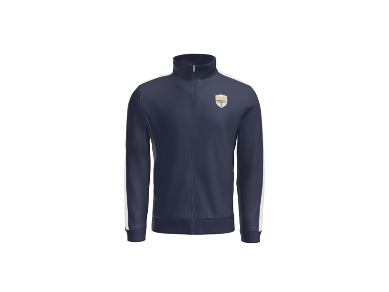 TRACK JACKET - UNISEX - Navy Front.png