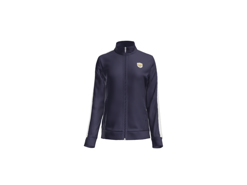 TRACK JACKET - Women - Navy Front.png