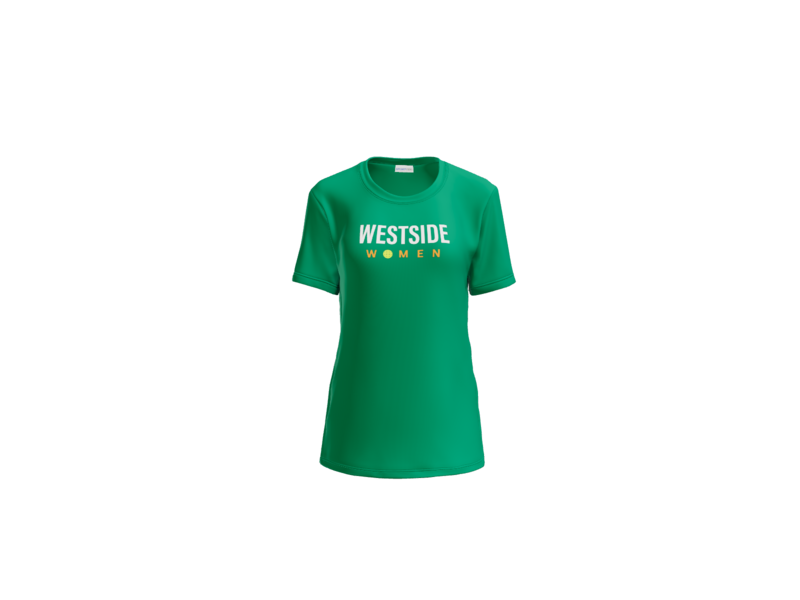 Westside Tee -WOMEN - Green Women Front.png