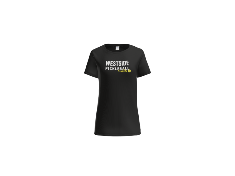 WESTSIDE Seattle Tee - Women - Black Front.png