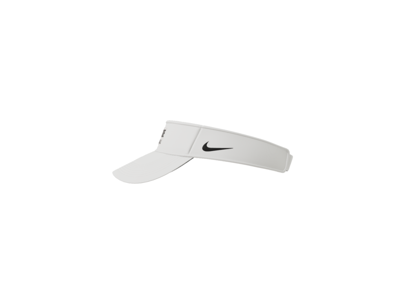 Nike Visor - White - Side.png