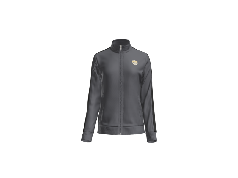 TRACK JACKET - Women - Graphite Front.png