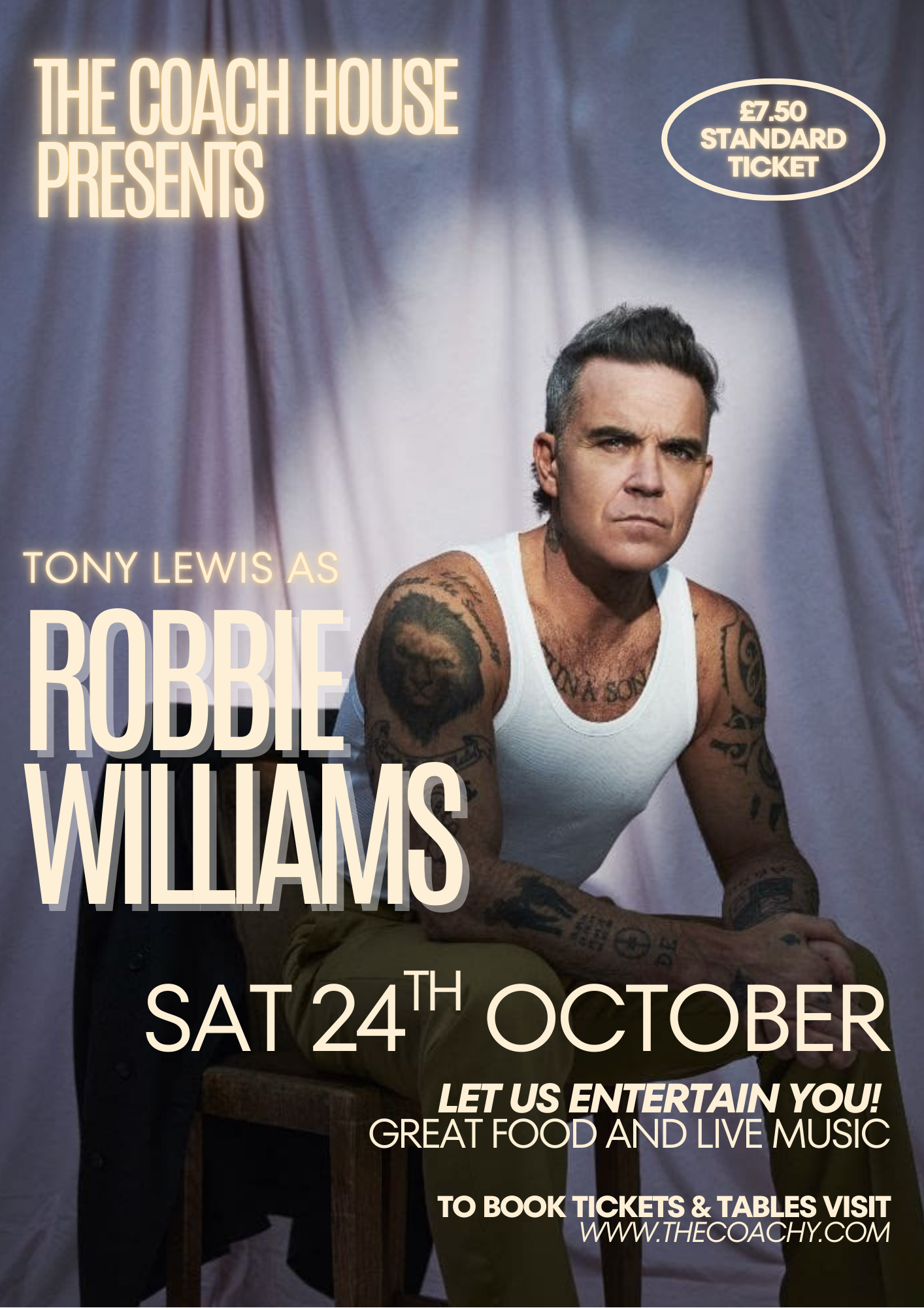 ROBBIE WILLIAMS | SAT 24TH OCTOBER