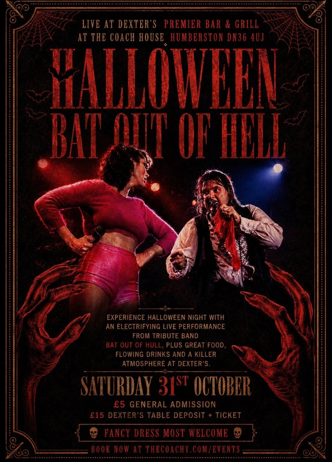 BAT OUT OF HELL | SAT 31ST OCTOBER