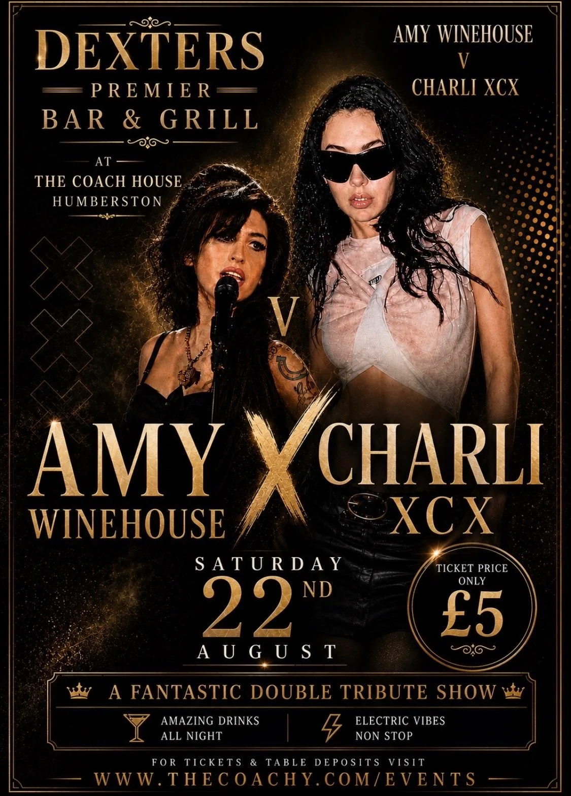 CHARLI XCX x AMY WINEHOUSE | SAT 22ND AUGUST
