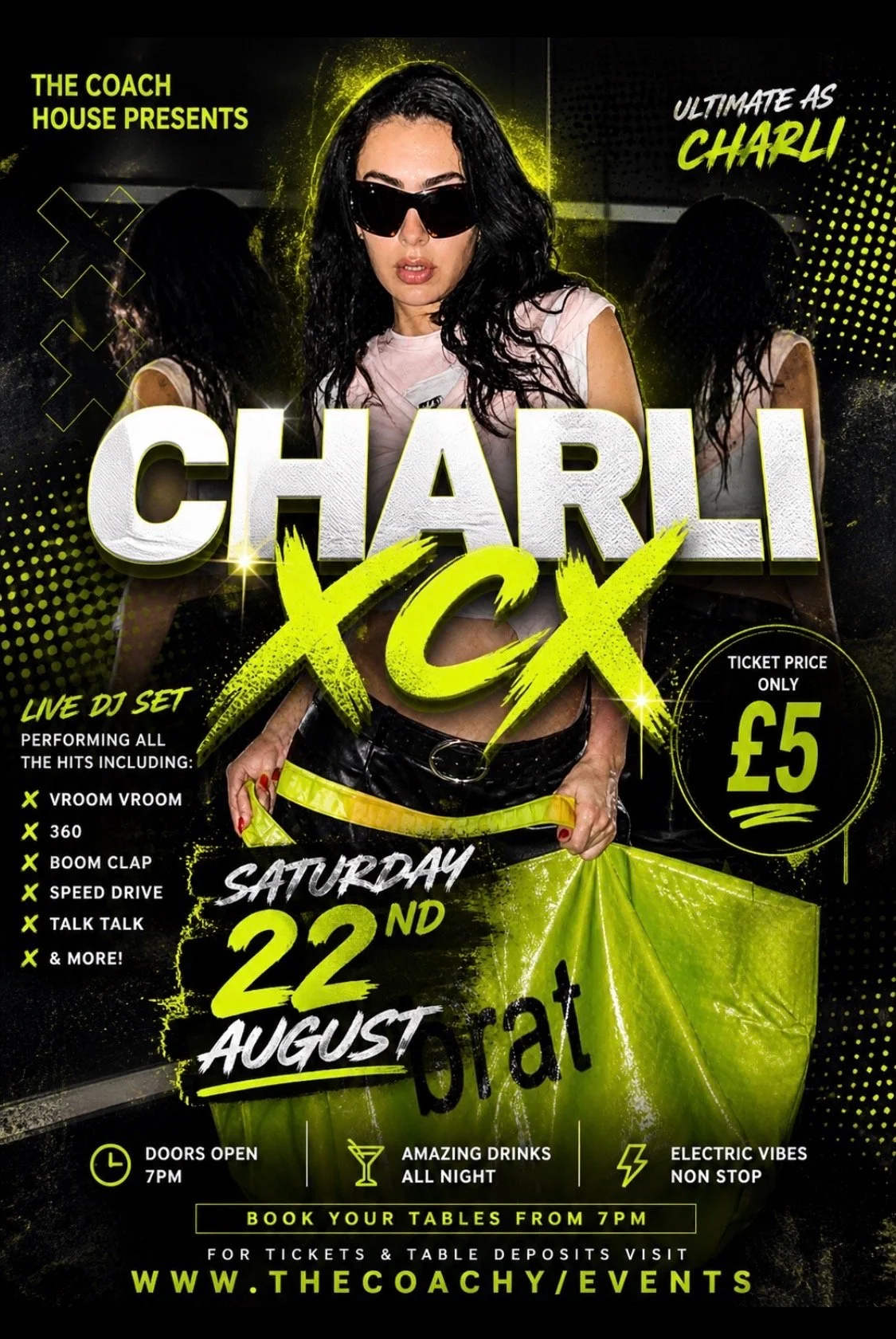 CHARLI XCX | SAT 22ND AUGUST