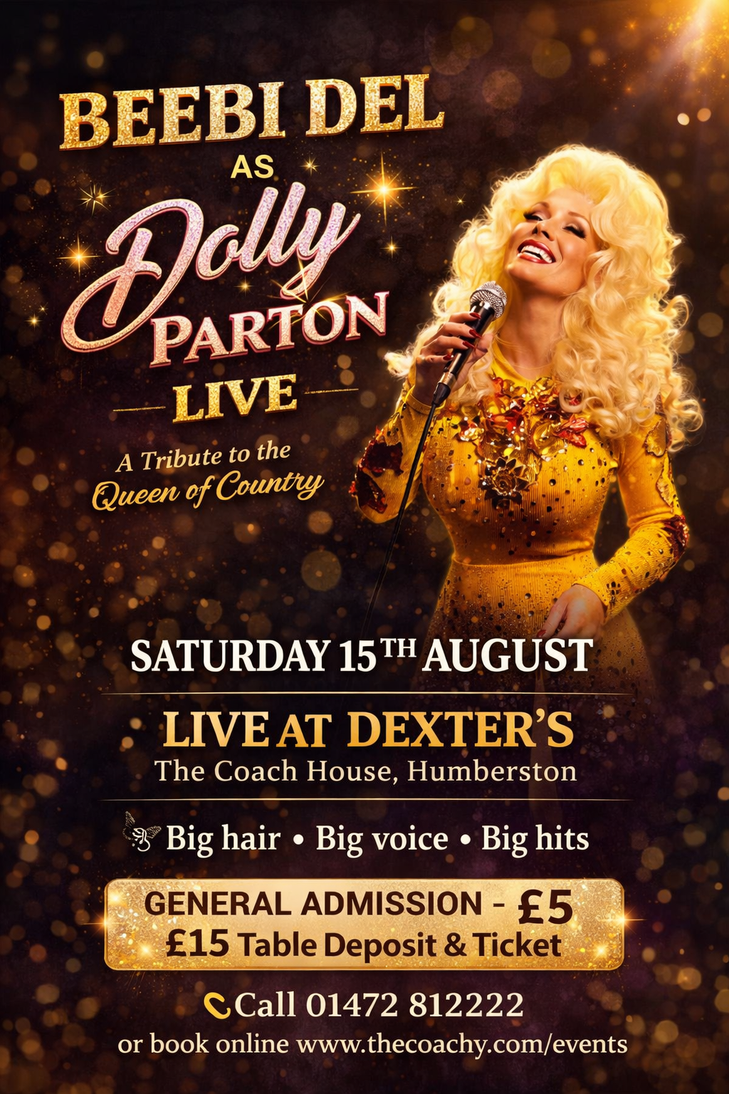 DOLLY PARTON | SAT 15TH AUGUST