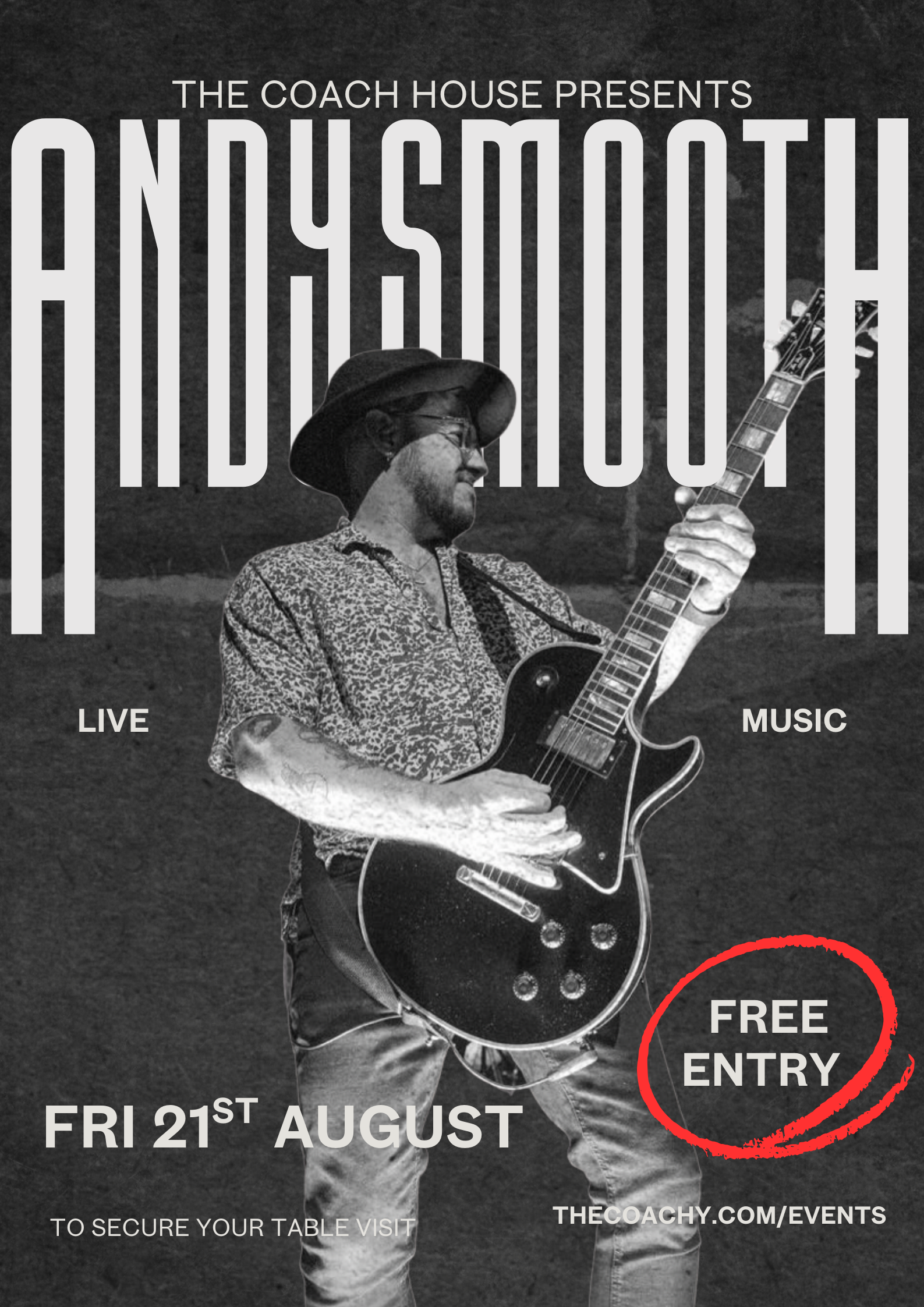 ANDY L SMOOTH | FRI 21ST AUGUST