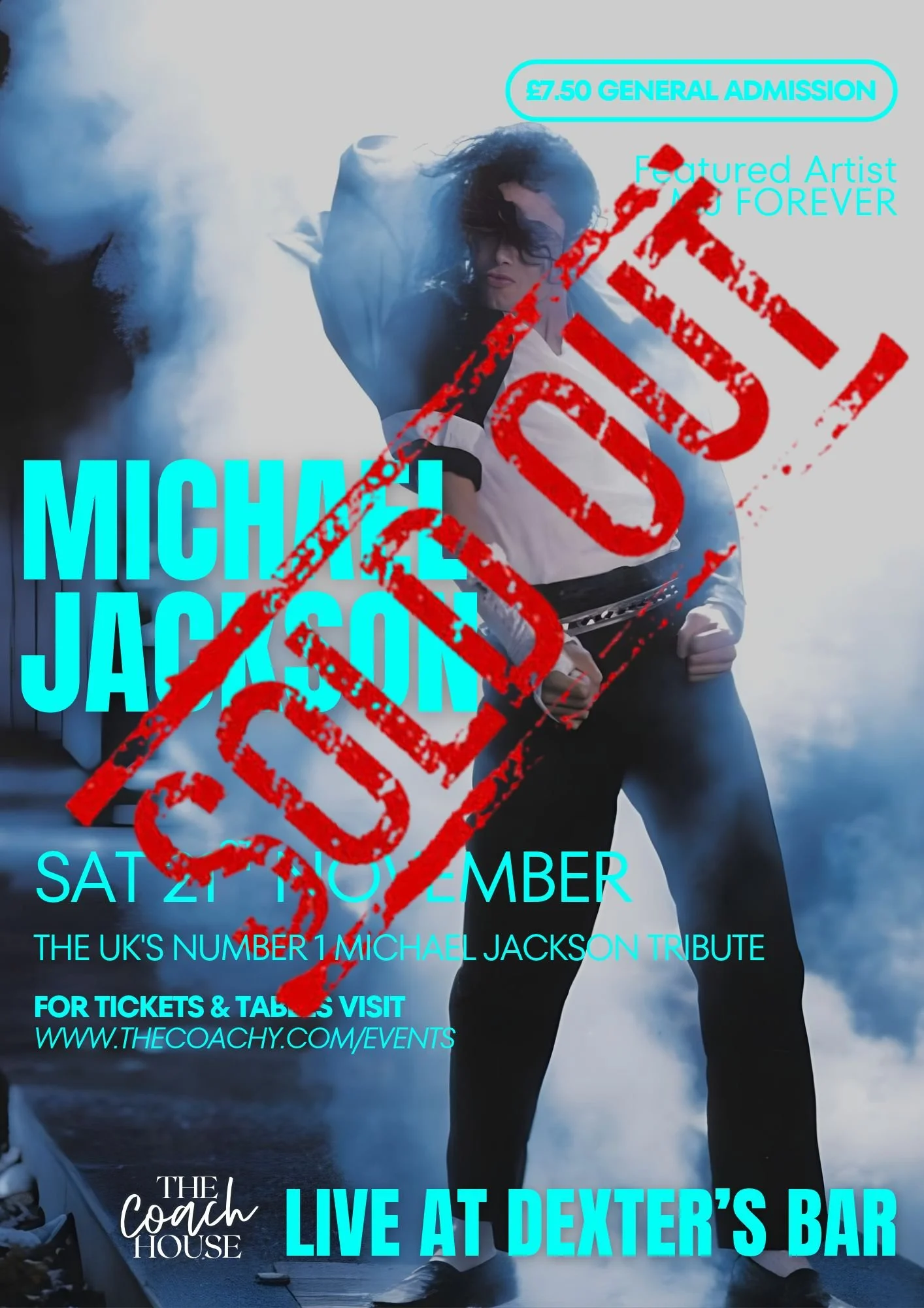 MICAHEL JACKSON | SAT 21ST NOVEMBER