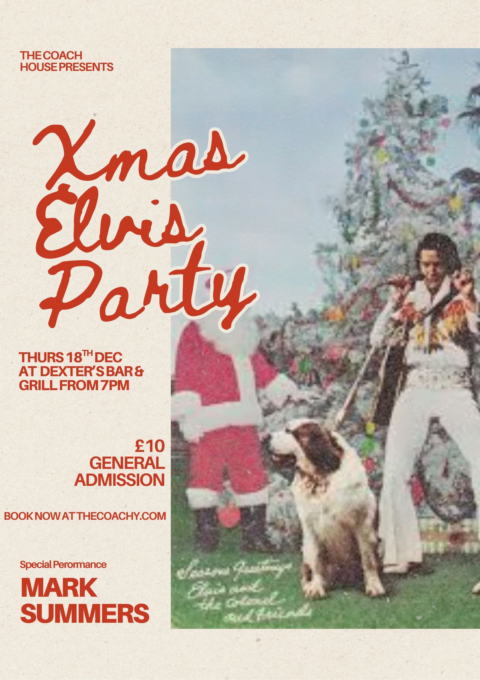 Elvis Christmas Party Night | Thurs 18th Dec