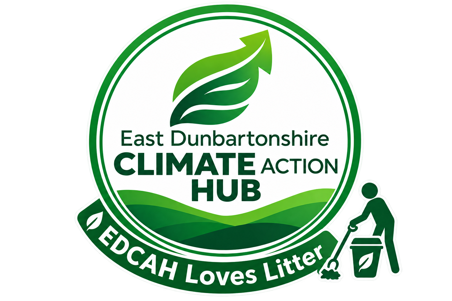 EDCAH Loves Litter Luggie Park litter pick