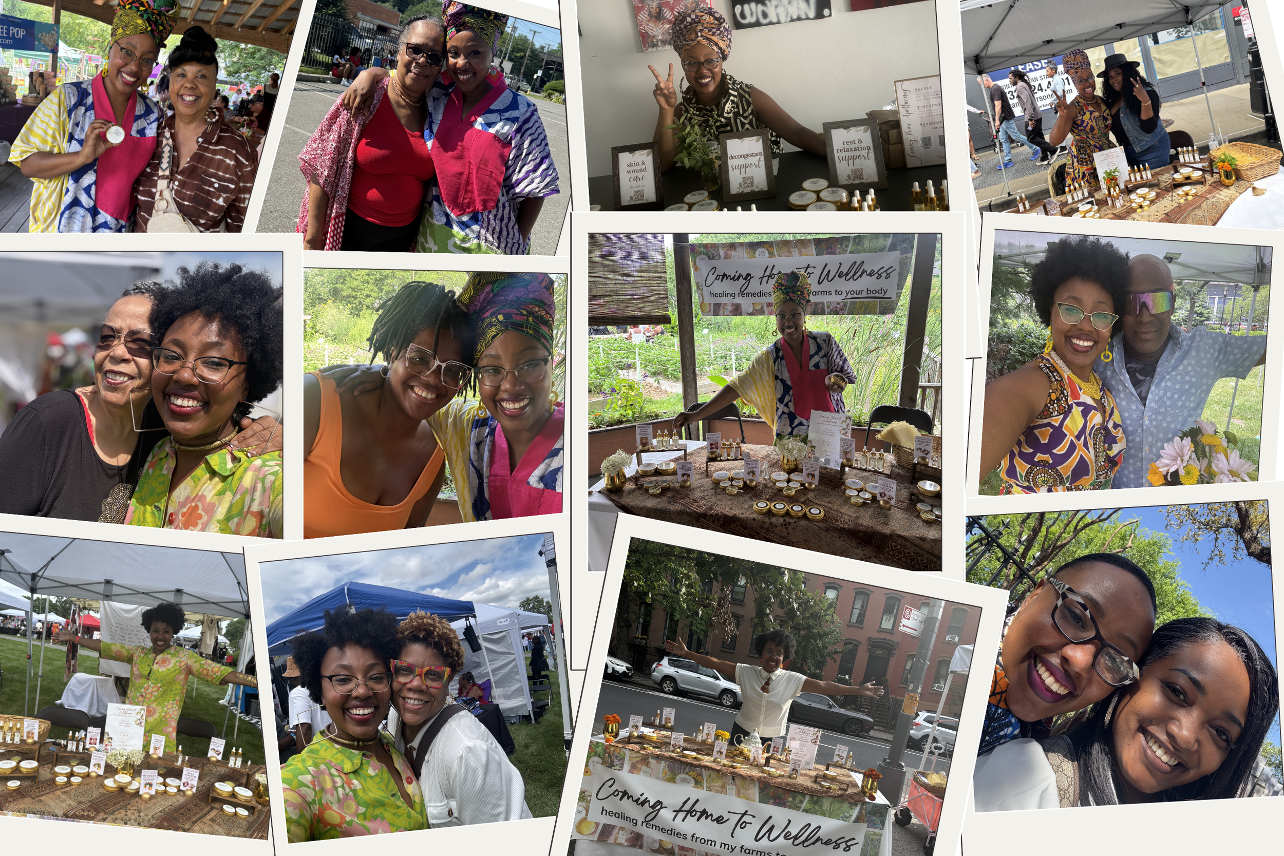 Flo and some of her market customers!