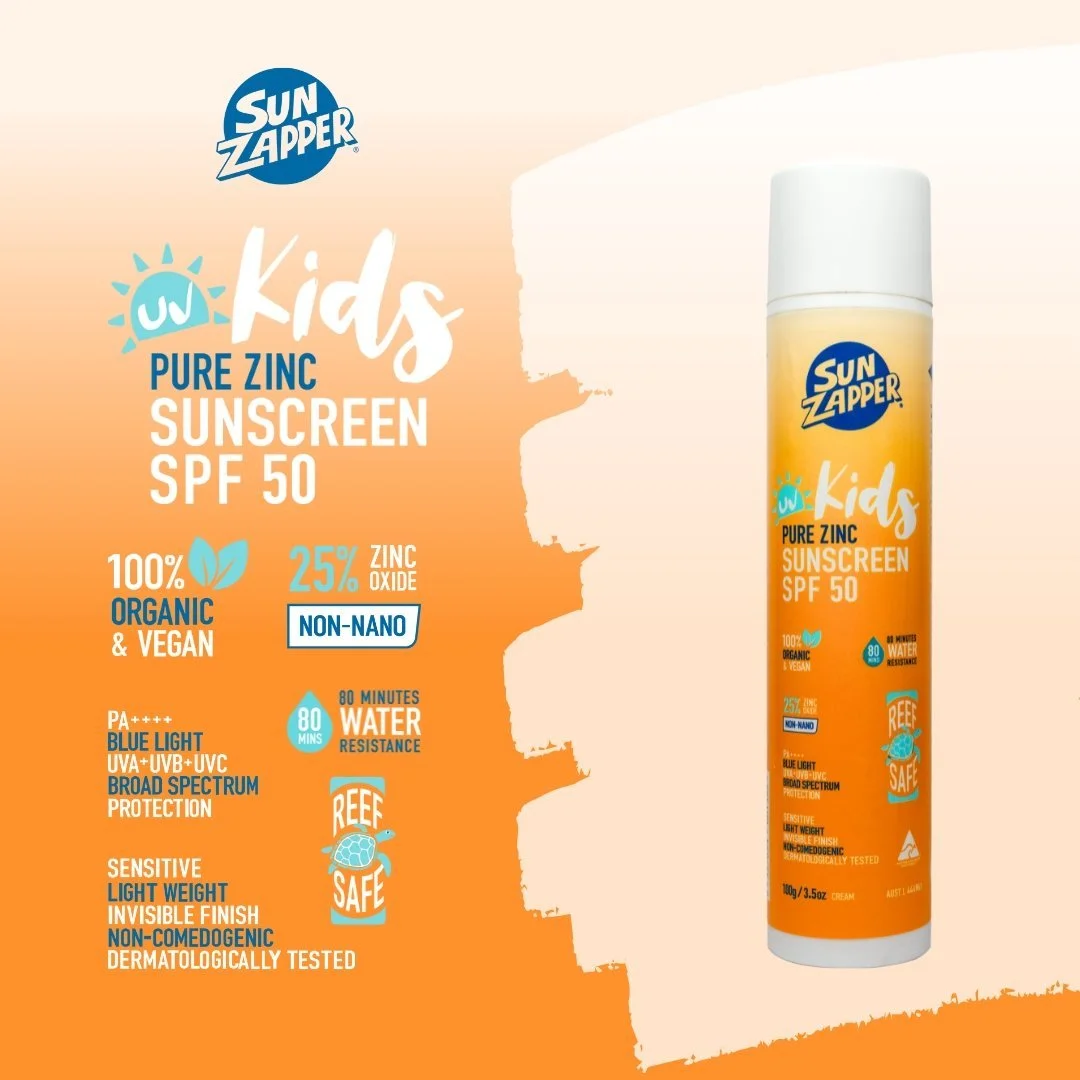 NEW - Kids Pure Zinc Sunscreen Cream 100g SPF 50