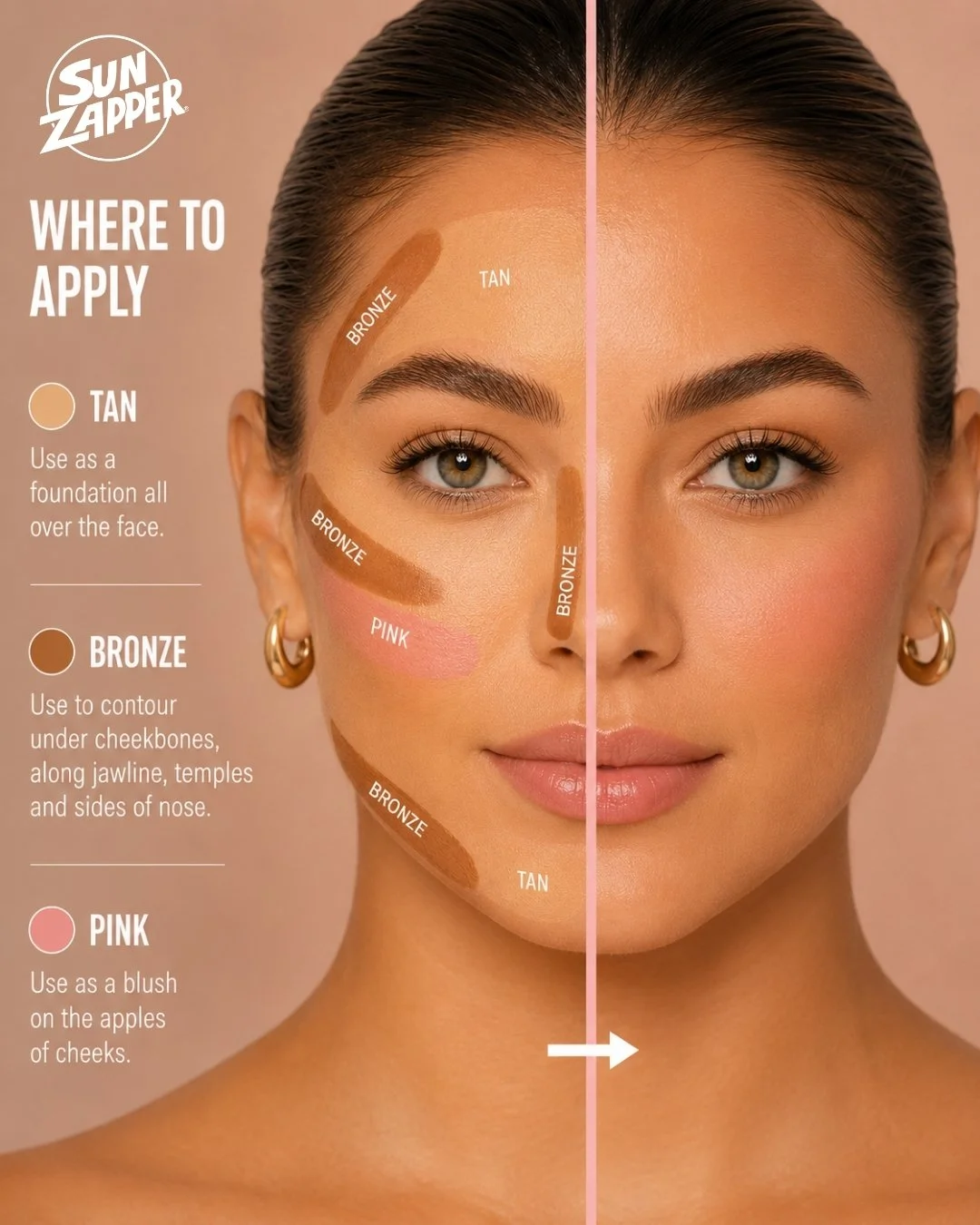 Sun Zapper Beauty Zinc Stick Application Guide