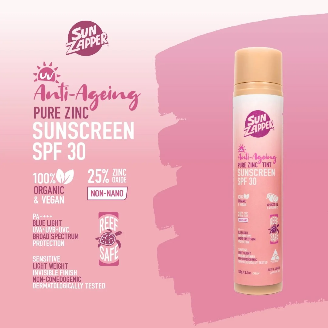 NEW - Anti-Aging Pure Zinc Sunscreen Cream 100g SPF 30