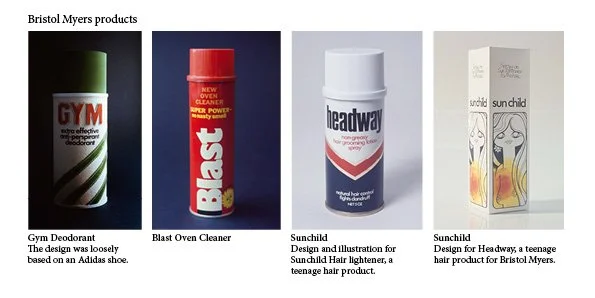 Package design for Bristol Myers