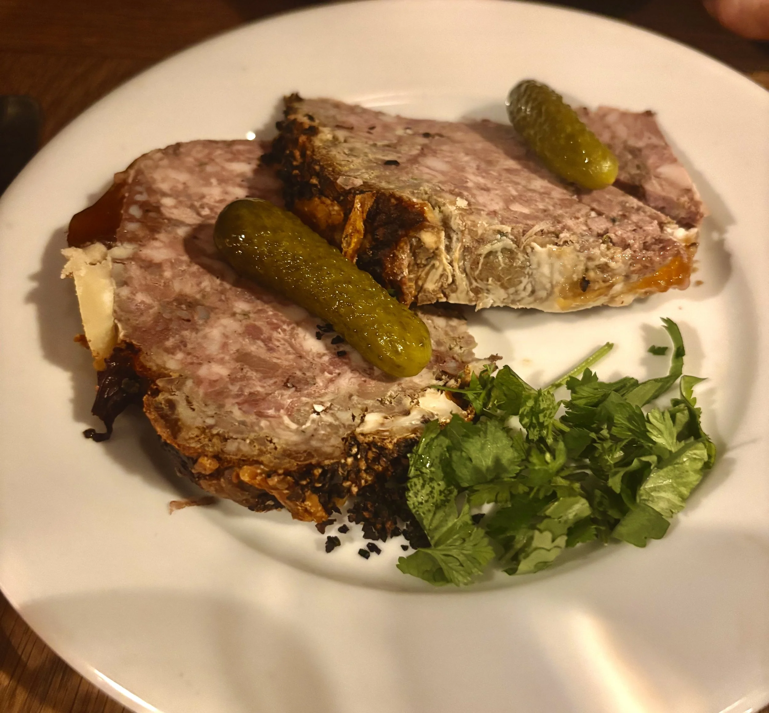 Terrine de Campagne at Cinw Mars Paris