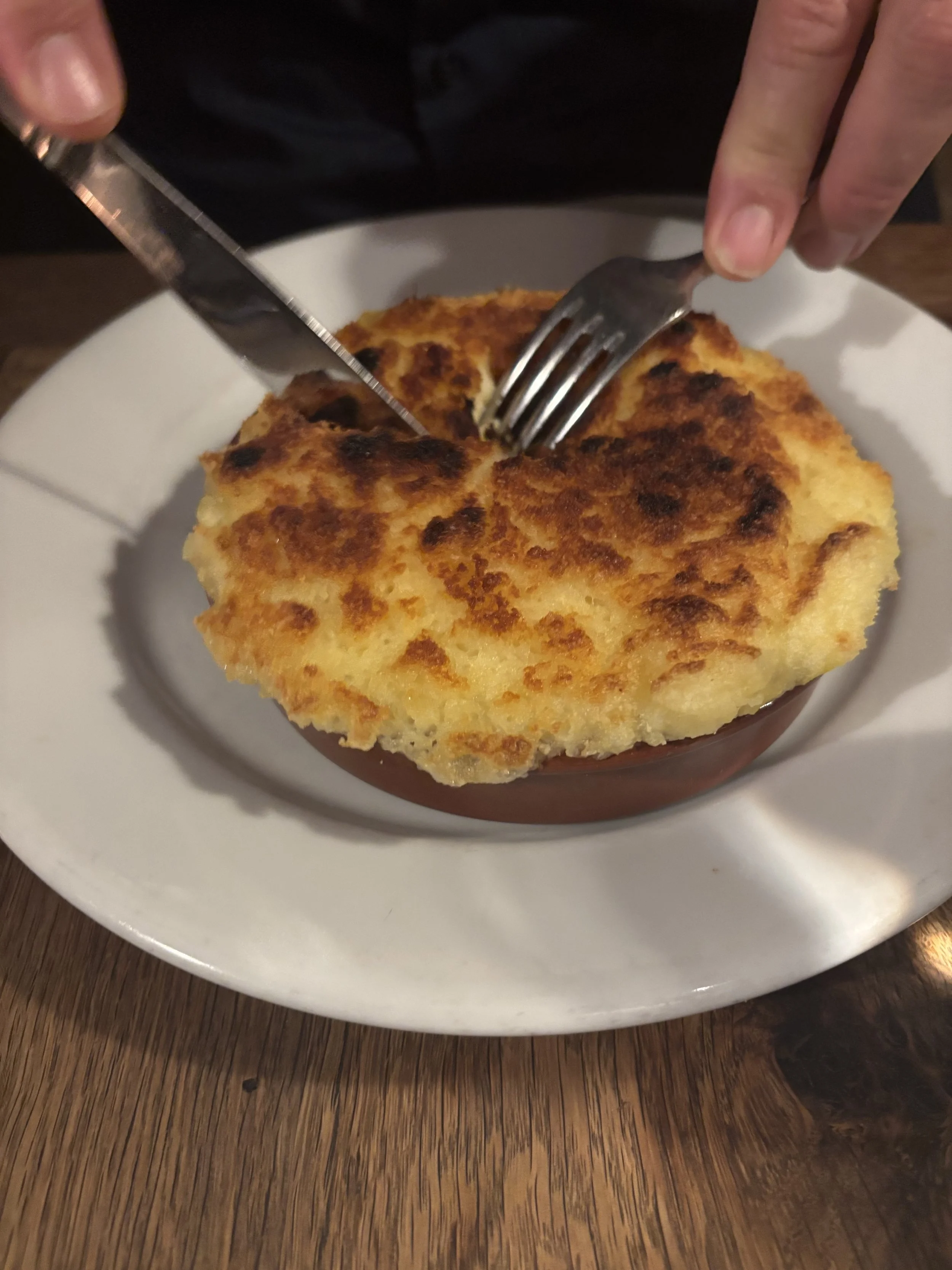 Hachis Parmentier at restaurant Cinq Mars in Paris