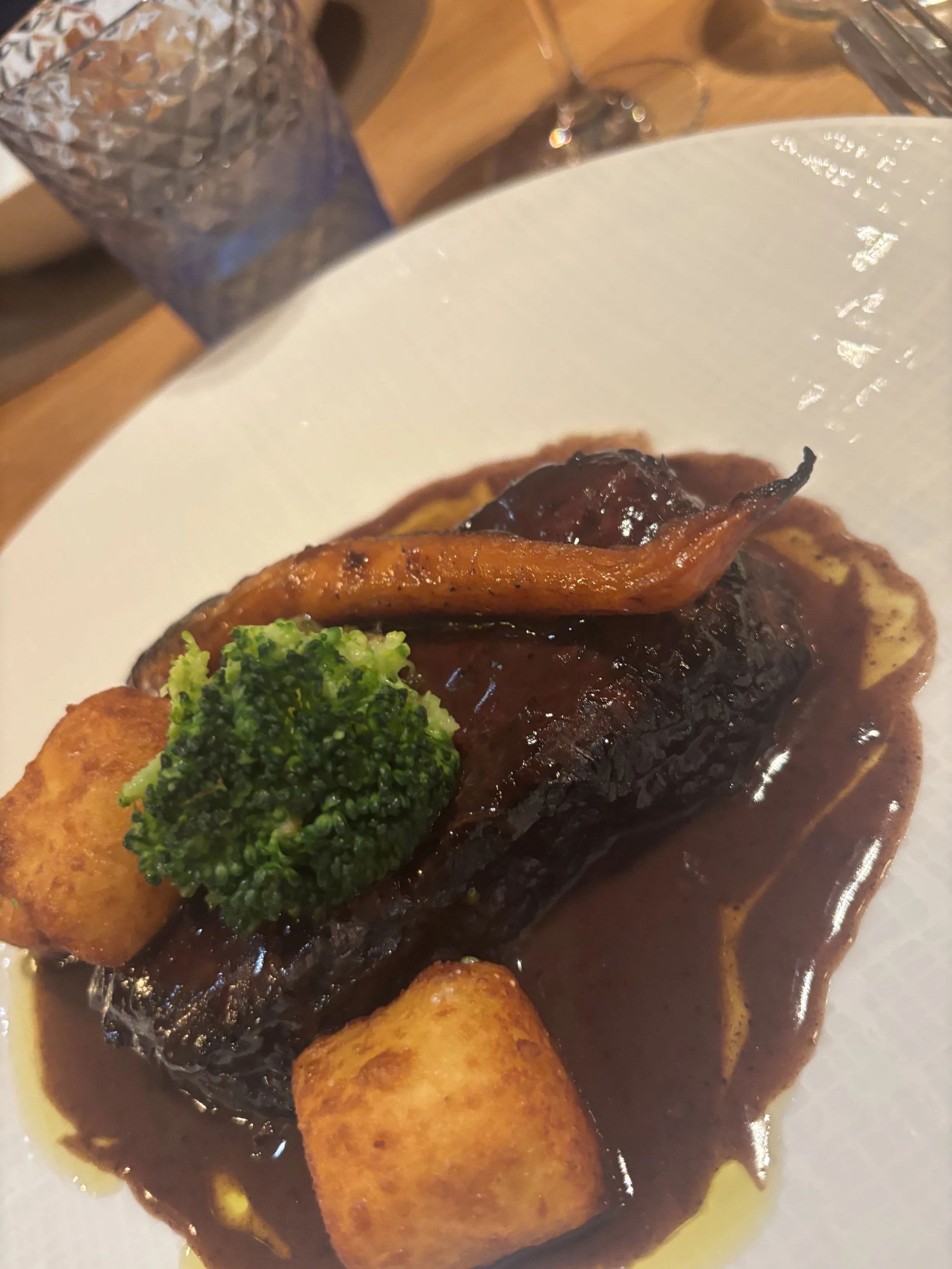 braised beef chuck Burgundy style at Comme Chez Maman in Paris