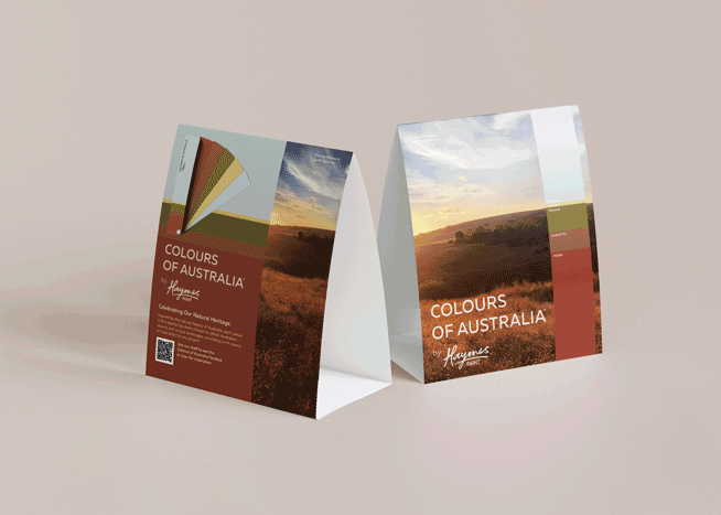 Counter card and posters