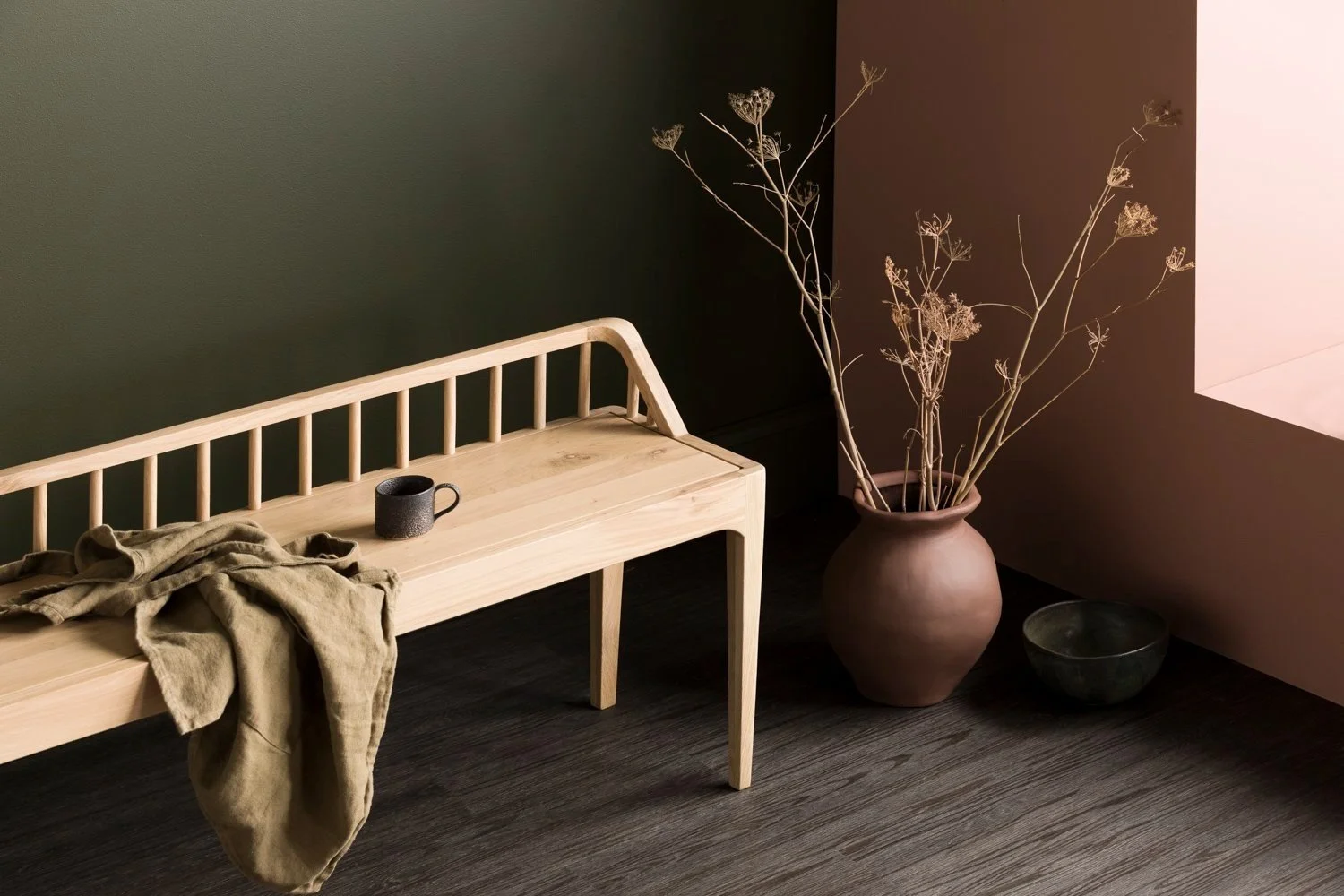 ‘In Balance’ represents the deeper, moodier tones of traditional spaces.