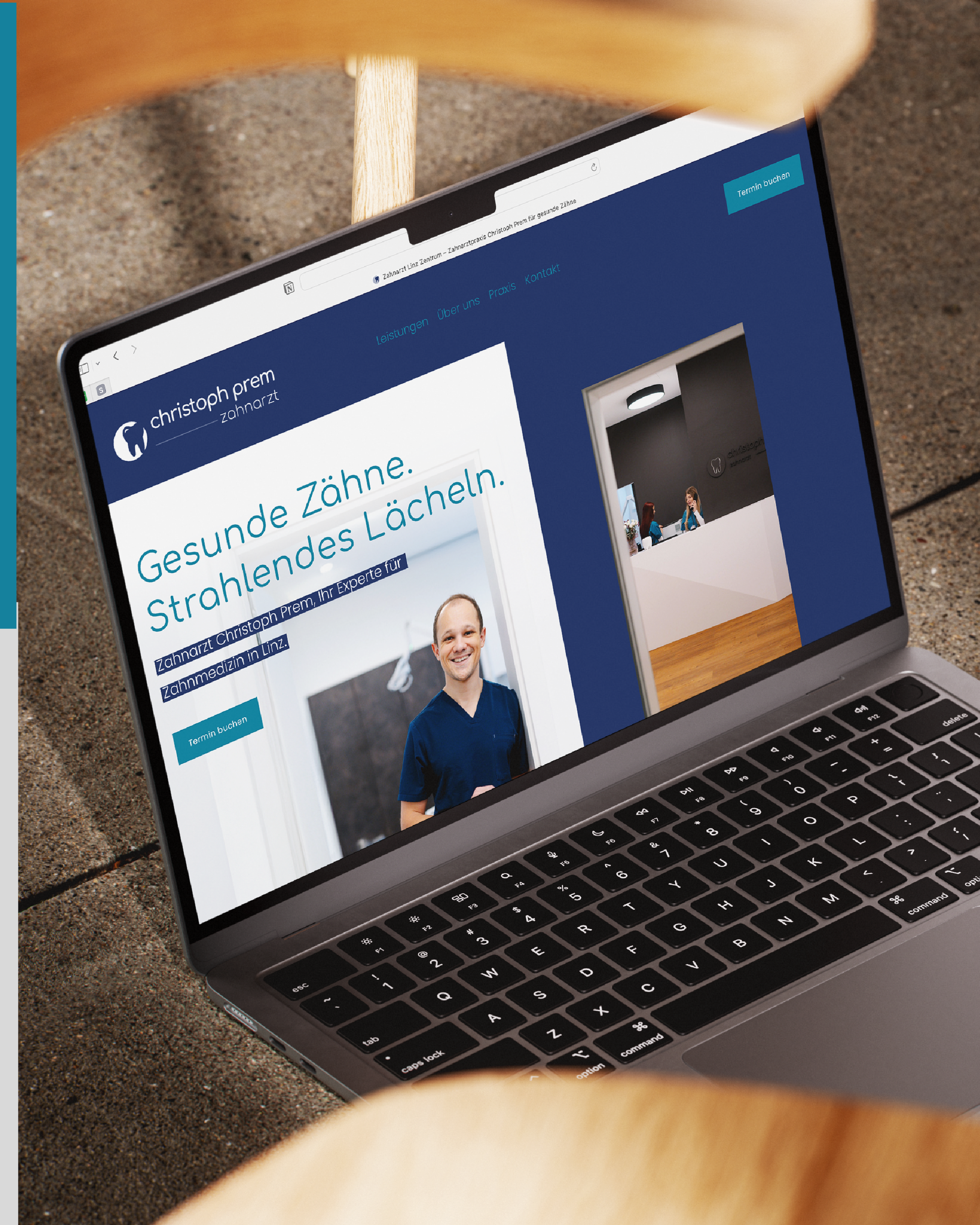 Webagentur Linz Gestaltung einer Website für Zahnarzt