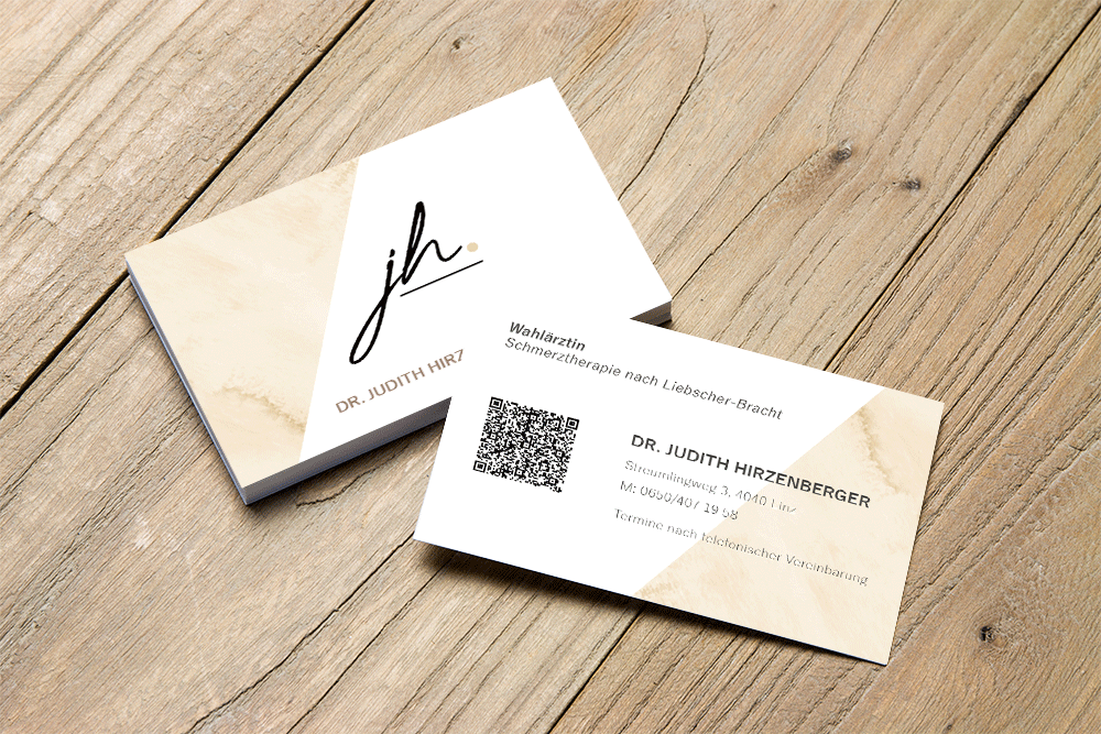 Visitenkarte für die Gesundheitsbranche in Linz