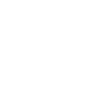 Outline drawing of a hen and a chick.