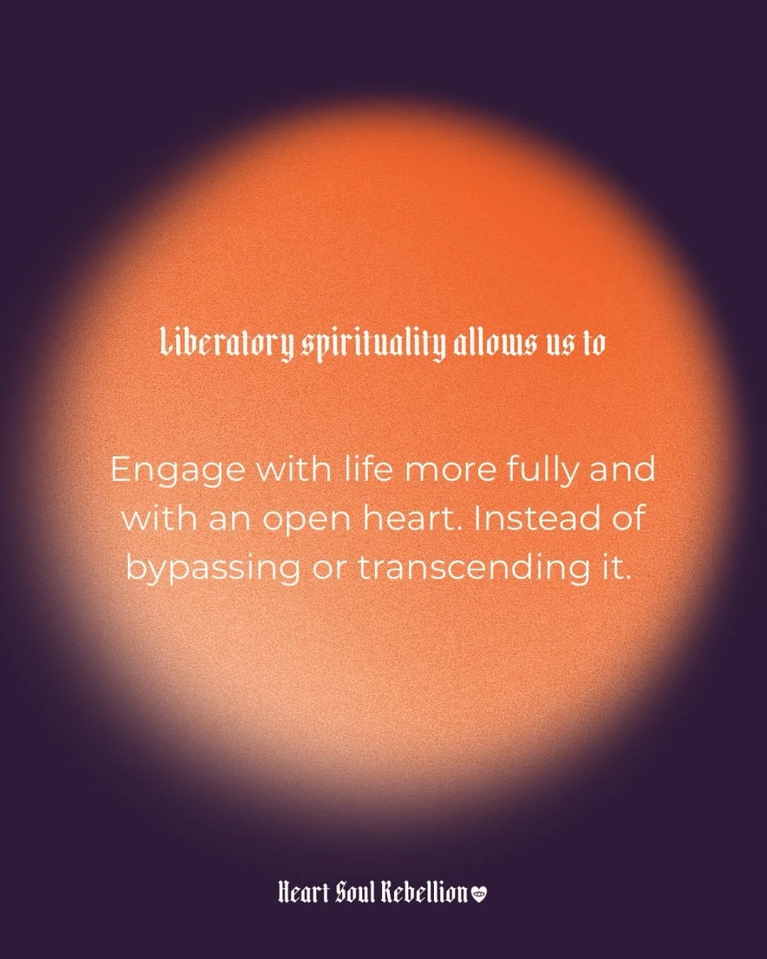 a liberatory framework for healing ➡️ needs a liberatory kind of spirituality 

The past months I have been diving deep into the liberatory framework of my work (Reiki, readings, animal communication, all of it). And what it actually means for how I 