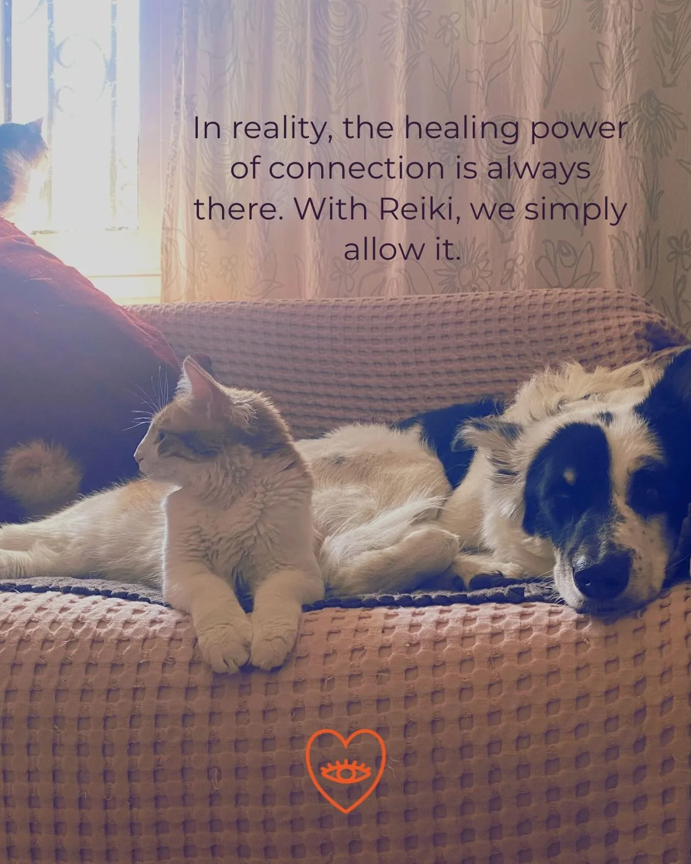 This past month has been a beautiful reminder of how we are all connected in a &ldquo;greater field&rdquo; of connection through energy. 

Soul-to-soul, and heart-to-heart. 

Of how healing it is to tap in there. To be reminded of our own light and t